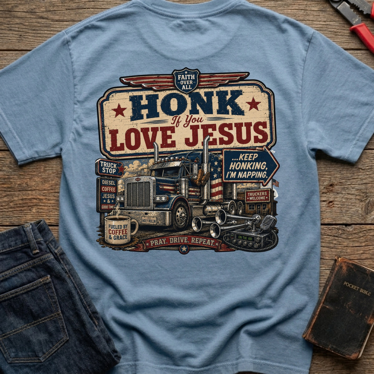 Honk For Jesus T-Shirt