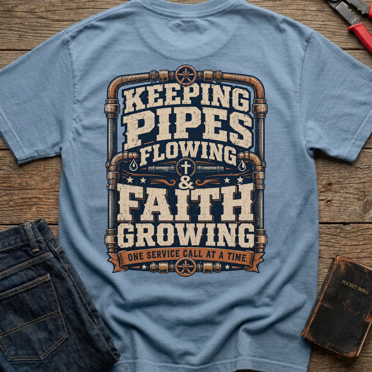 Keeping Pipes Flowing T-Shirt