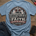Faith Keeps Me Running T-Shirt
