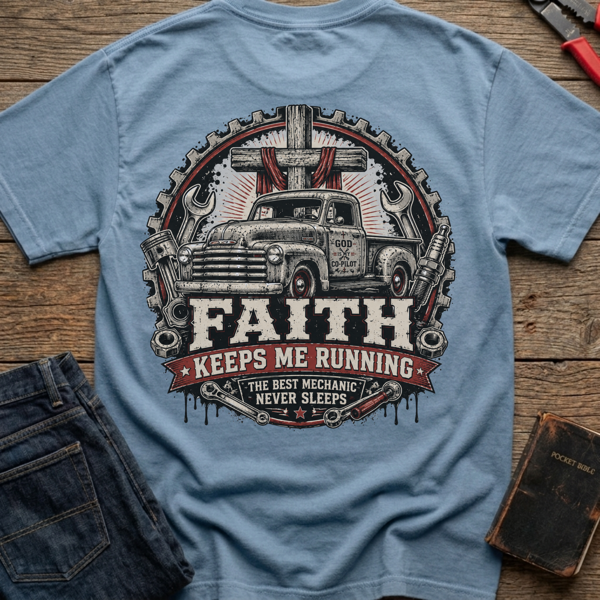Faith Keeps Me Running T-Shirt