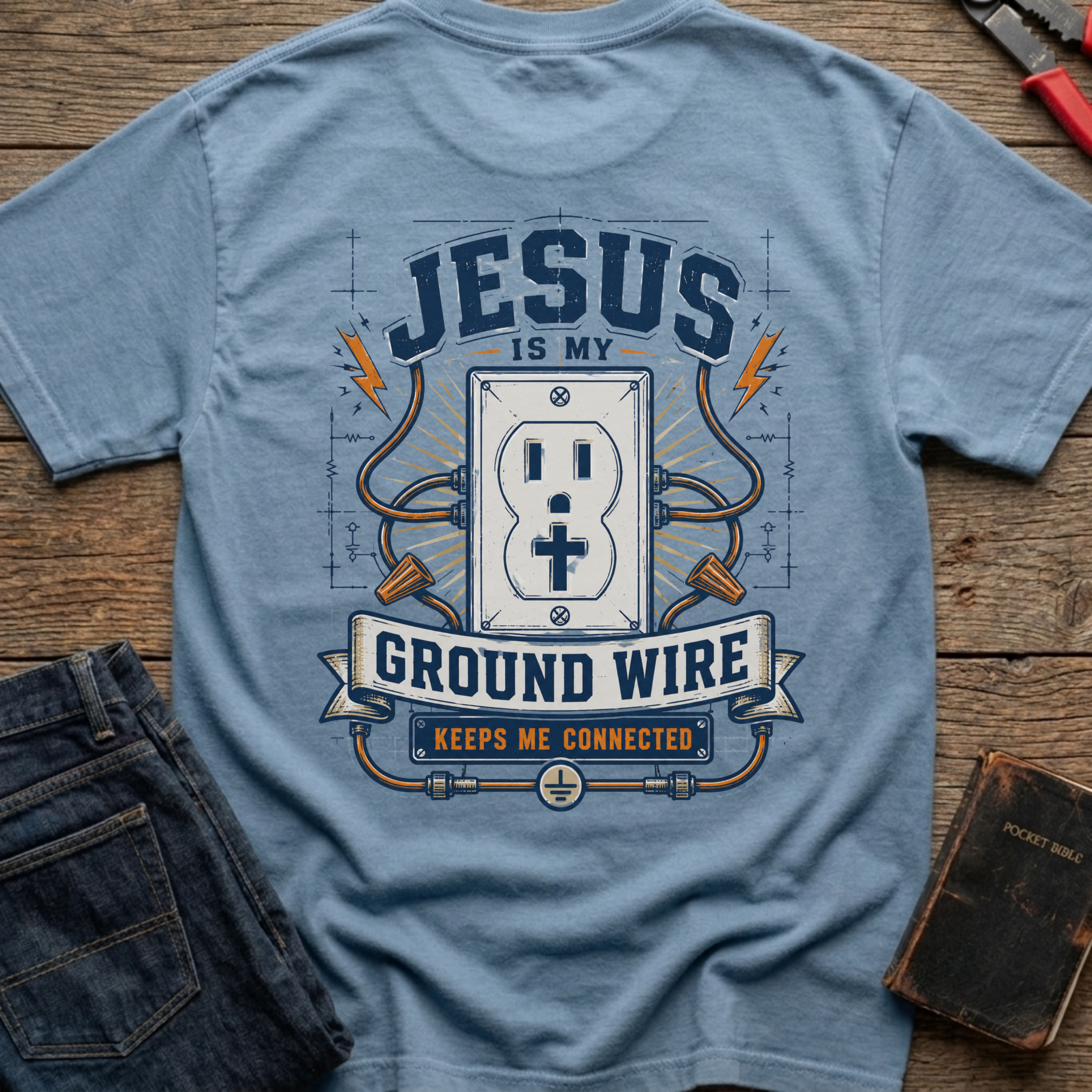 Jesus Is My Ground Wire T-Shirt