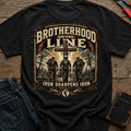 CrossGritOS|asset=54|template=4|color=Black|view=back|file=Brotherhood-On-The-Line-T-Shirt-6a553526566692467d038bb6-printify-art-1-2_Black_back_template-4.jpg
