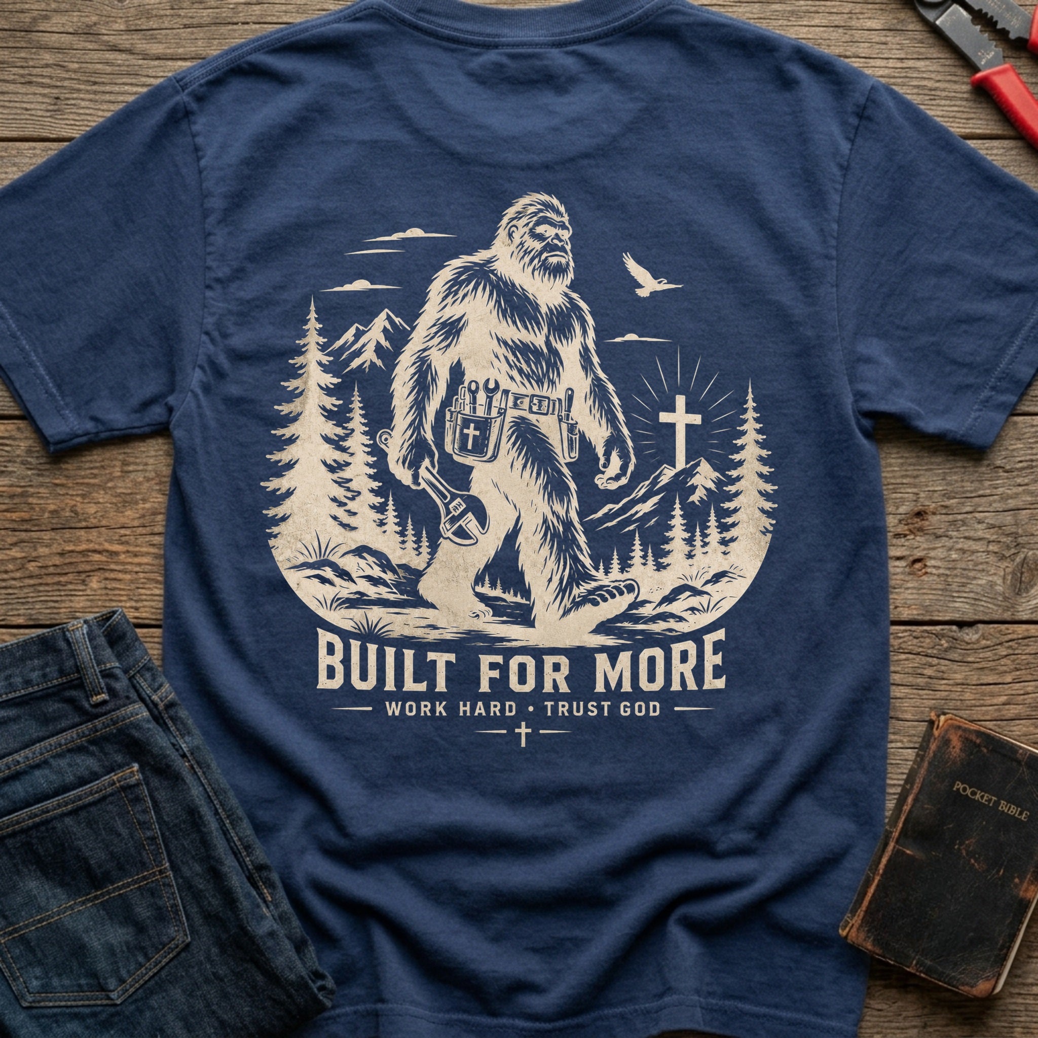 CrossGritOS|asset=85|template=2|color=Navy|view=back|file=Built-For-More-Bigfoot-T-Shirt-6a4d3d203fcdce69cd0adb46-printify-art-1-2_Navy_back_template-2.jpg
