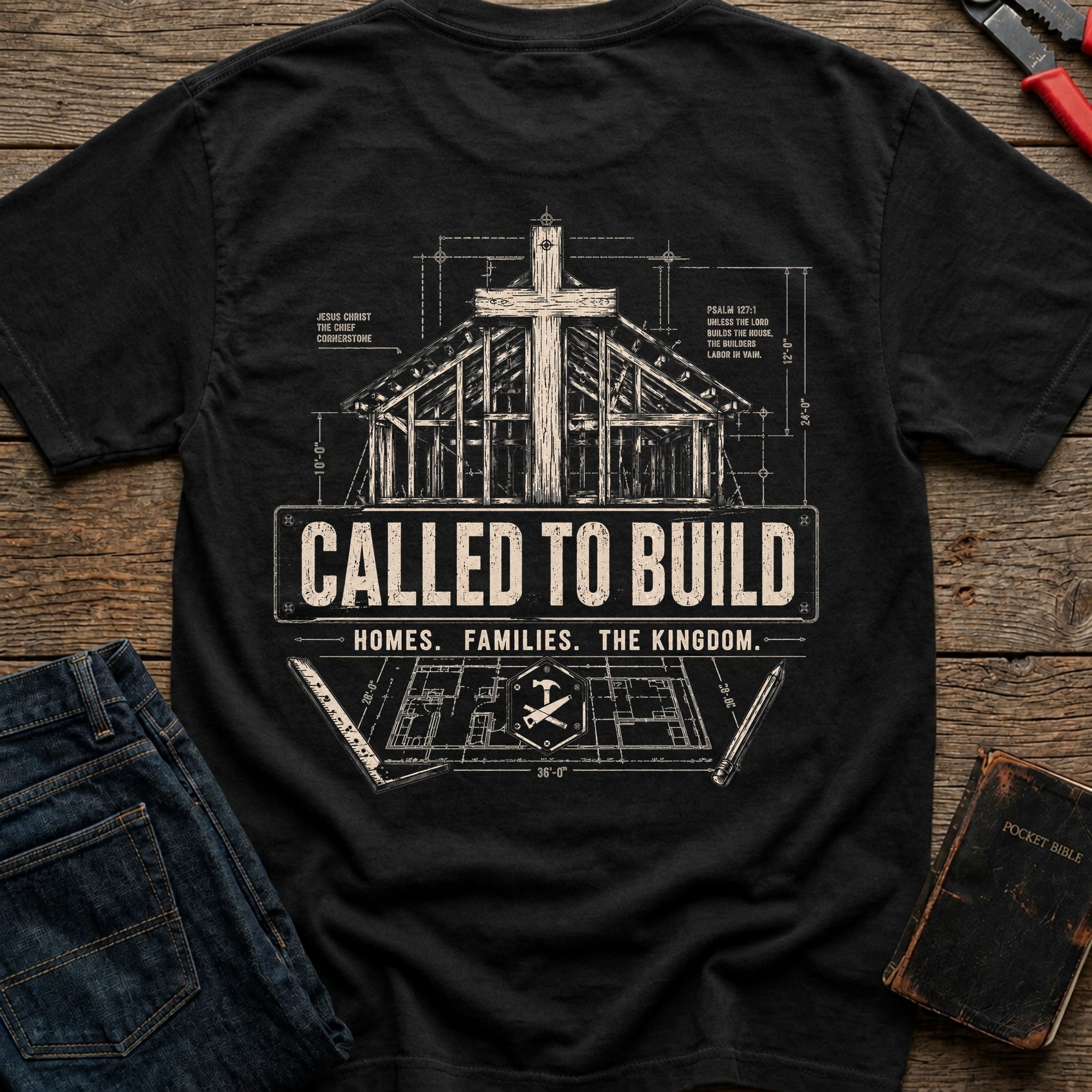 CrossGritOS|asset=14|template=4|color=Black|view=back|file=Called-To-Build-T-Shirt-6a58086a236709fd440efe5e-printify-art-1-2_Black_back_template-4.jpg
