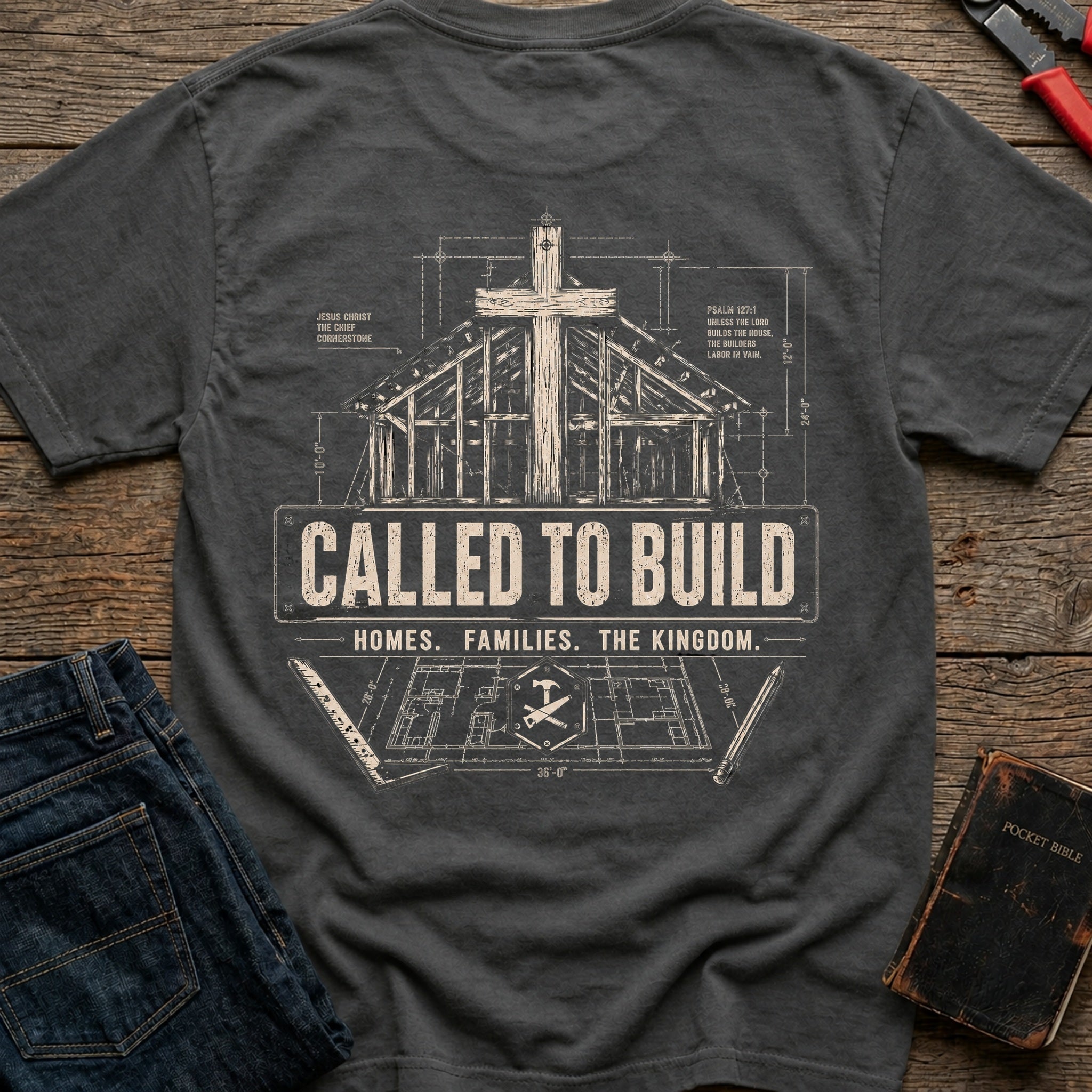 CrossGritOS|asset=14|template=1|color=Pepper|view=back|file=Called-To-Build-T-Shirt-6a58086a236709fd440efe5e-printify-art-1-2_Pepper_back_template-1.jpg