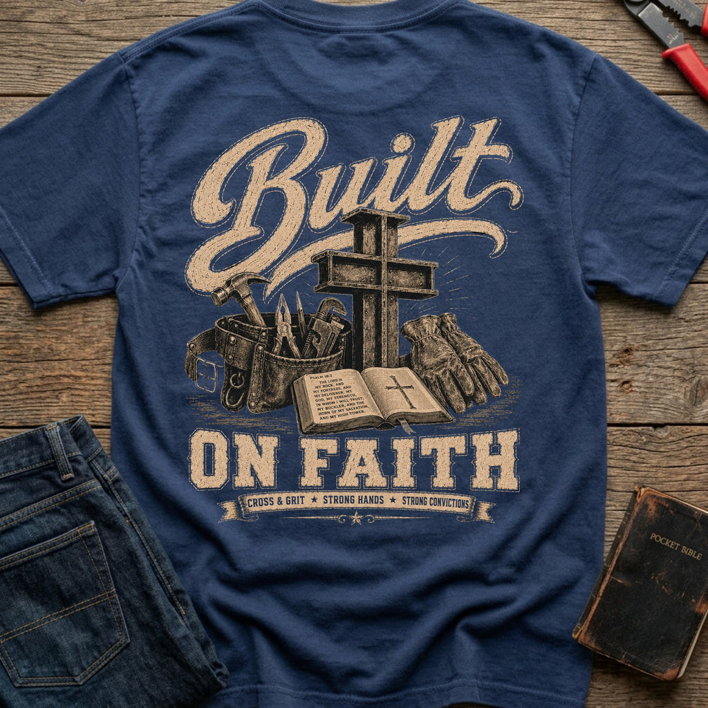 CrossGritOS|asset=21|template=2|color=Navy|view=back|file=Cross-Grit-Built-On-Faith-T-Shirt-6a57d0d3c0746f919306573c-printify-art-2-2_Navy_back_template-2.jpg