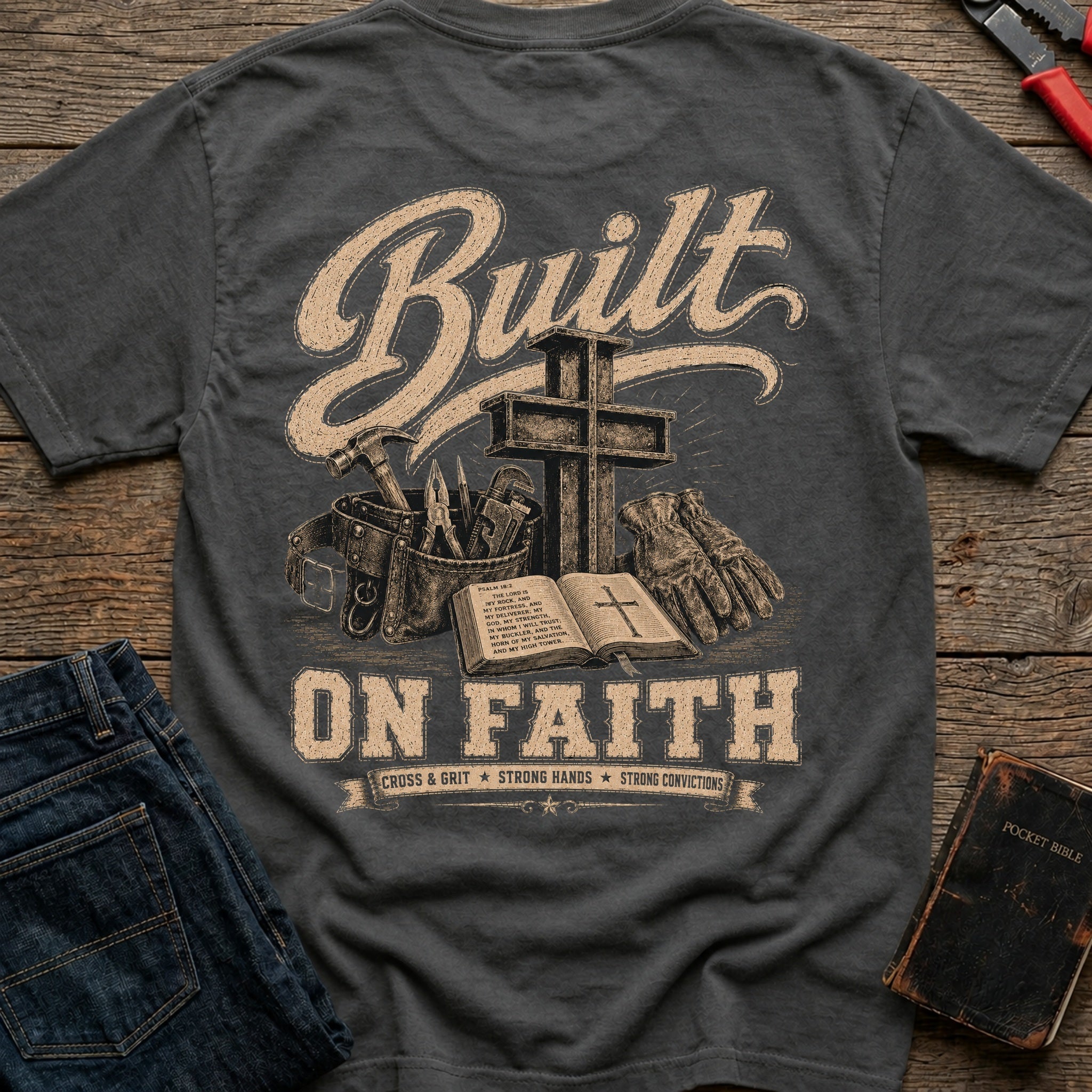 CrossGritOS|asset=21|template=1|color=Pepper|view=back|file=Cross-Grit-Built-On-Faith-T-Shirt-6a57d0d3c0746f919306573c-printify-art-2-2_Pepper_back_template-1.jpg