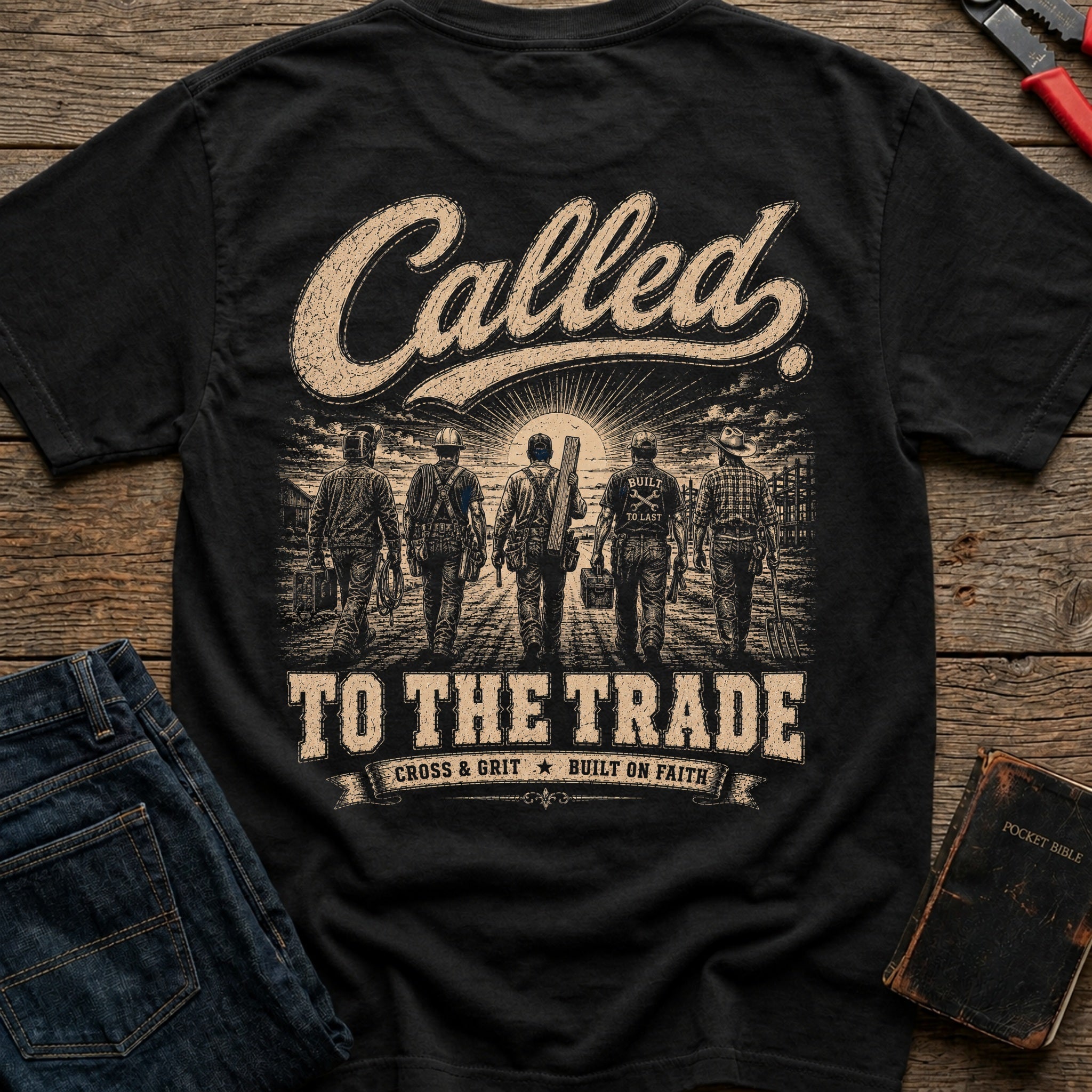 CrossGritOS|asset=20|template=4|color=Black|view=back|file=Cross-Grit-Called-To-The-Trade-T-Shirt-6a57d14cbb4265160f0786db-printify-art-2-2_Black_back_template-4.jpg