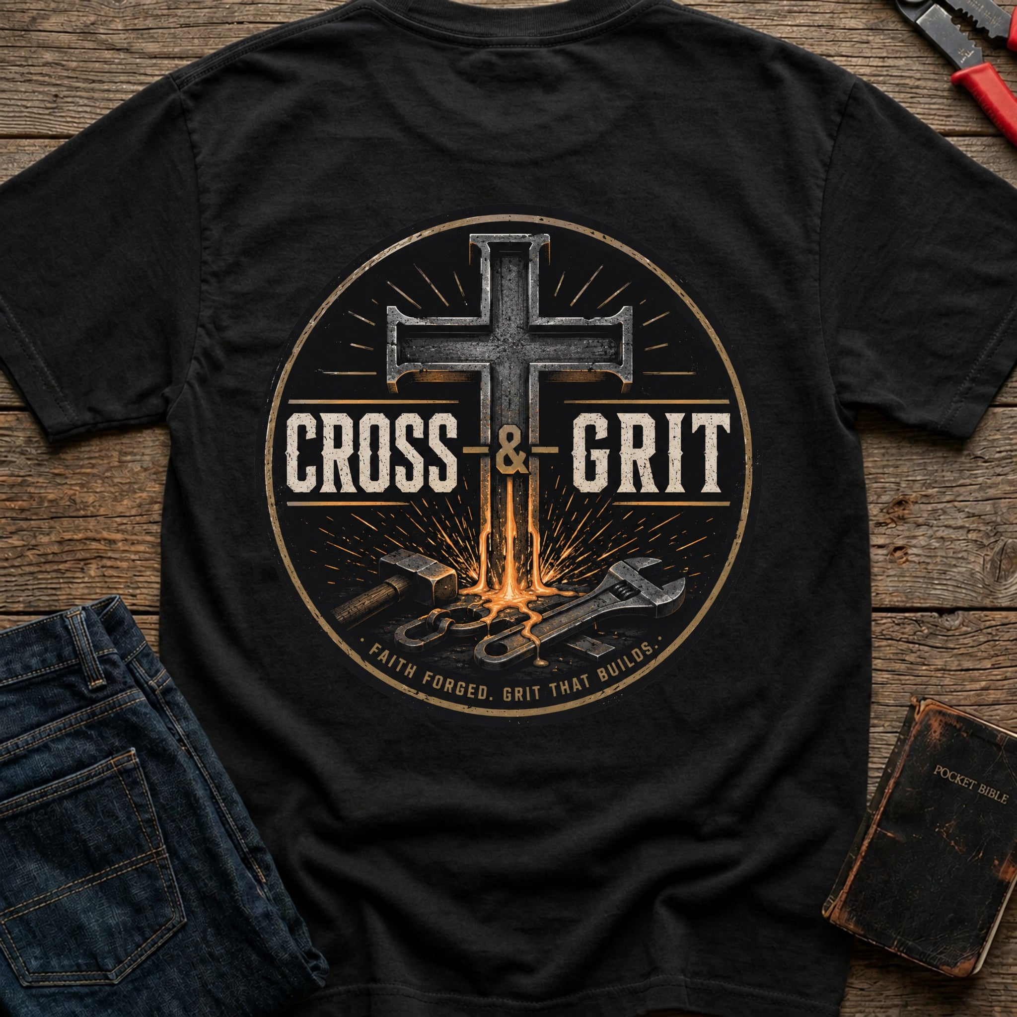 CrossGritOS|asset=22|template=4|color=Black|view=back|file=Cross-Grit-T-Shirt-6a57d08907fa143afa002daa-printify-art-1-2_Black_back_template-4.jpg