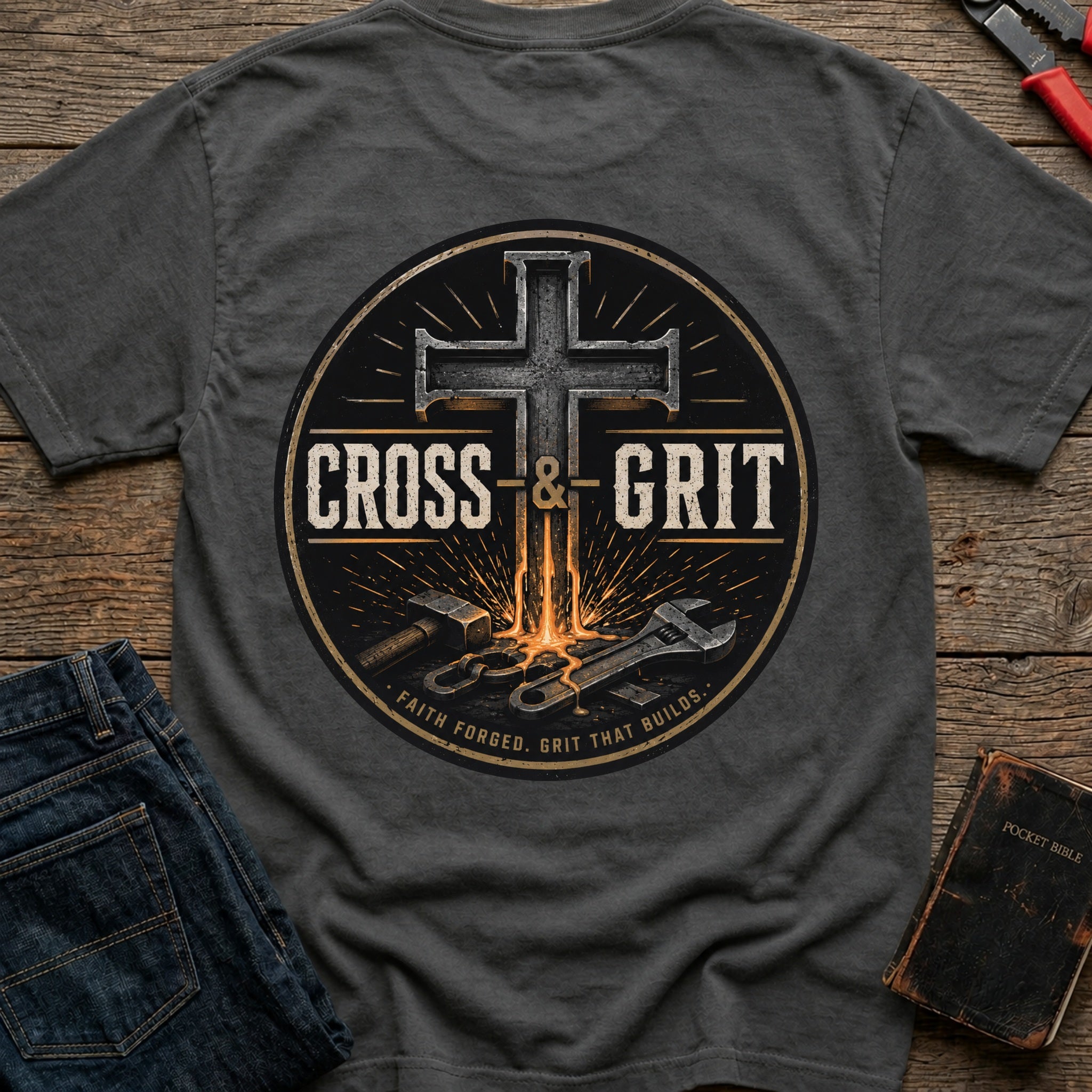 CrossGritOS|asset=22|template=1|color=Pepper|view=back|file=Cross-Grit-T-Shirt-6a57d08907fa143afa002daa-printify-art-1-2_Pepper_back_template-1.jpg