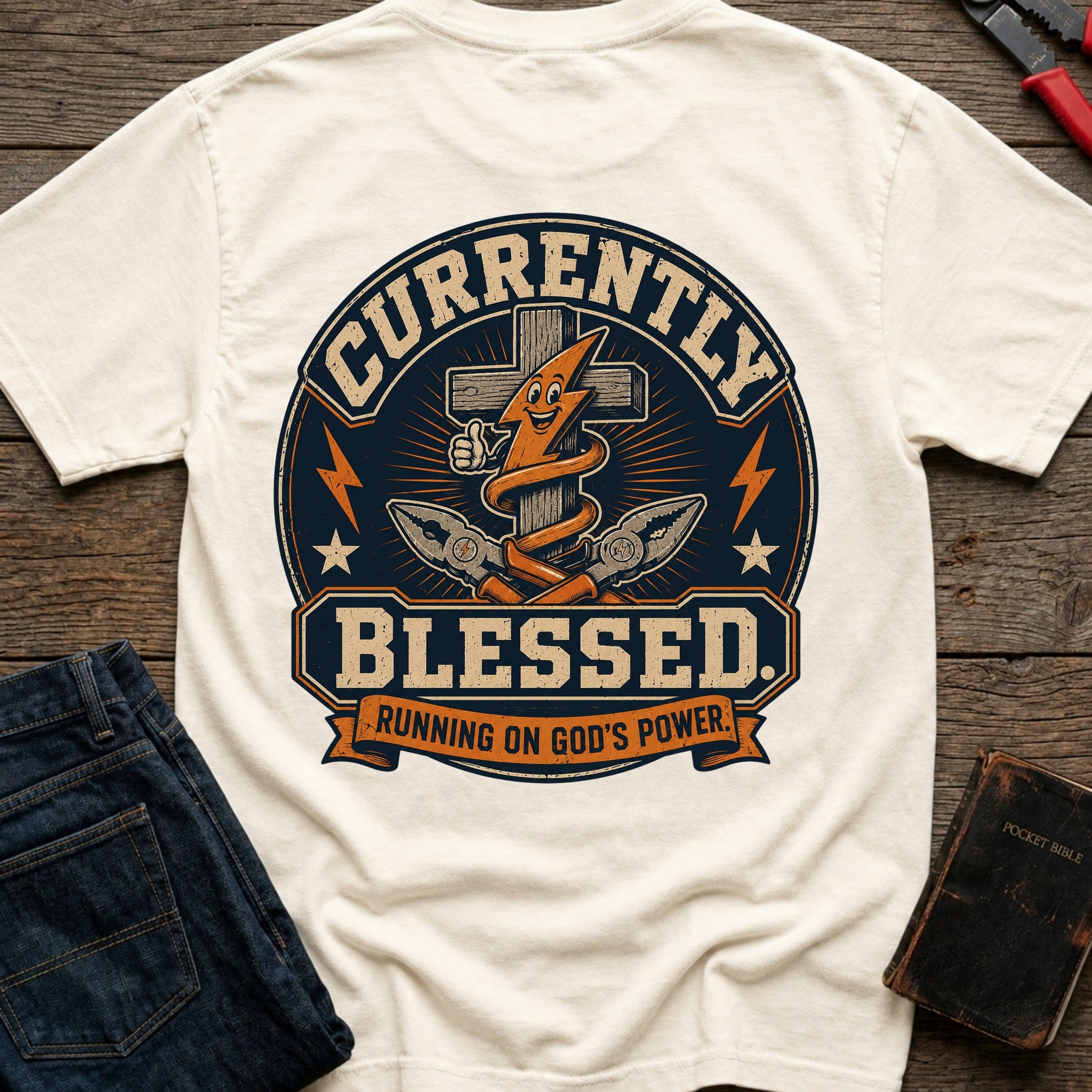 CrossGritOS|asset=107|template=3|color=Ivory|view=back|file=Currently-Blessed---T-Shirt-6a4d2fb31615977f250189e7-printify-art-1-2_Ivory_back_template-3.jpg