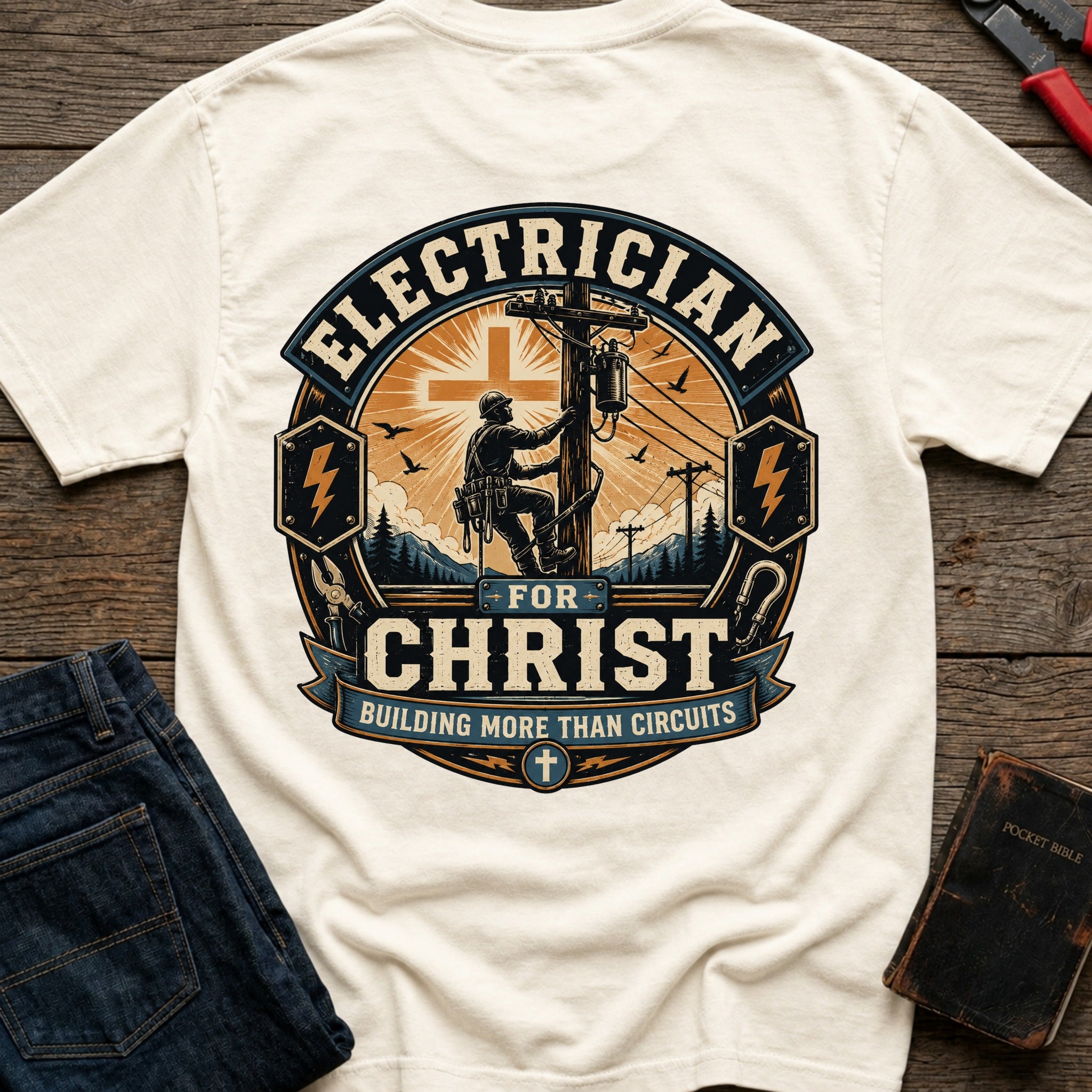 CrossGritOS|asset=52|template=3|color=Ivory|view=back|file=Electrician-for-Christ-T-Shirt-6a553726566692467d038d83-printify-art-1-2_Ivory_back_template-3.jpg