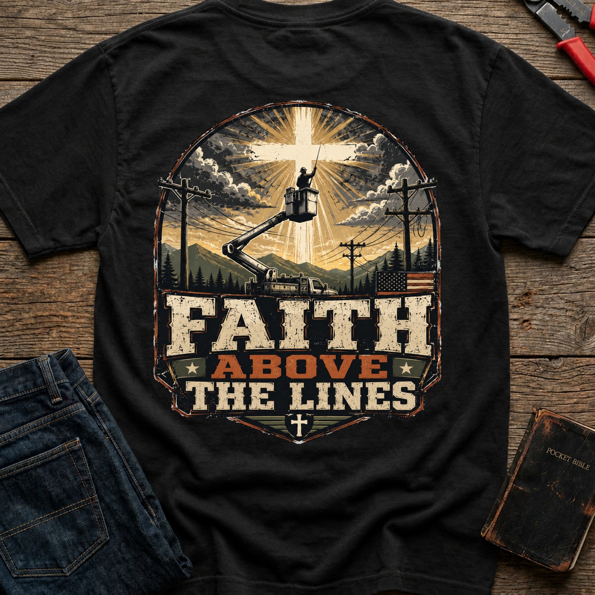 CrossGritOS|asset=51|template=4|color=Black|view=back|file=Faith-Above-The-Lines-T-Shirt-6a553813dea358be2a00c42d-printify-art-1-2_Black_back_template-4.jpg