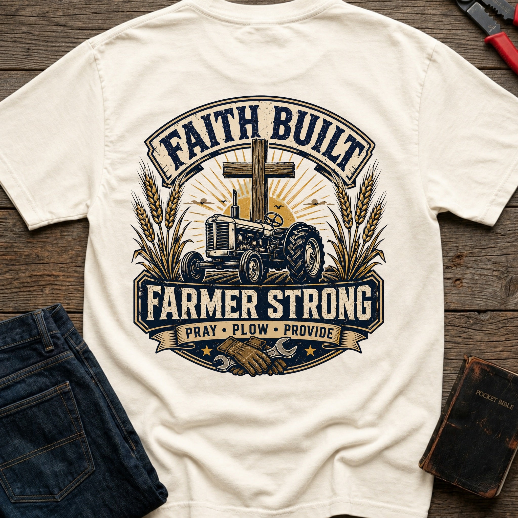 CrossGritOS|asset=66|template=3|color=Ivory|view=back|file=Faith-Built-Farmer-T-Shirt-6a4ffe95d2a1244bc1074d15-printify-art-1-2_Ivory_back_template-3.jpg