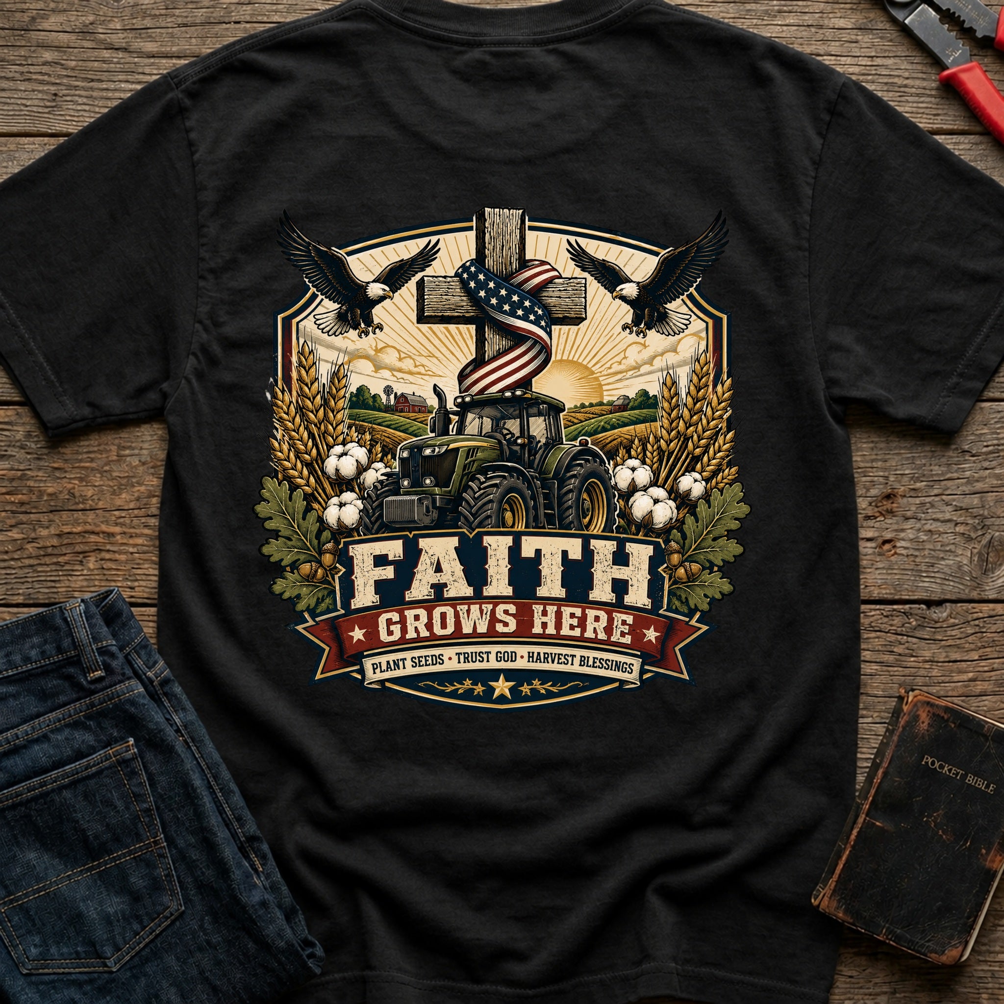 CrossGritOS|asset=65|template=4|color=Black|view=back|file=Faith-Grows-Here-T-Shirt-6a4ffee633e834246305db95-printify-art-1-2_Black_back_template-4.jpg