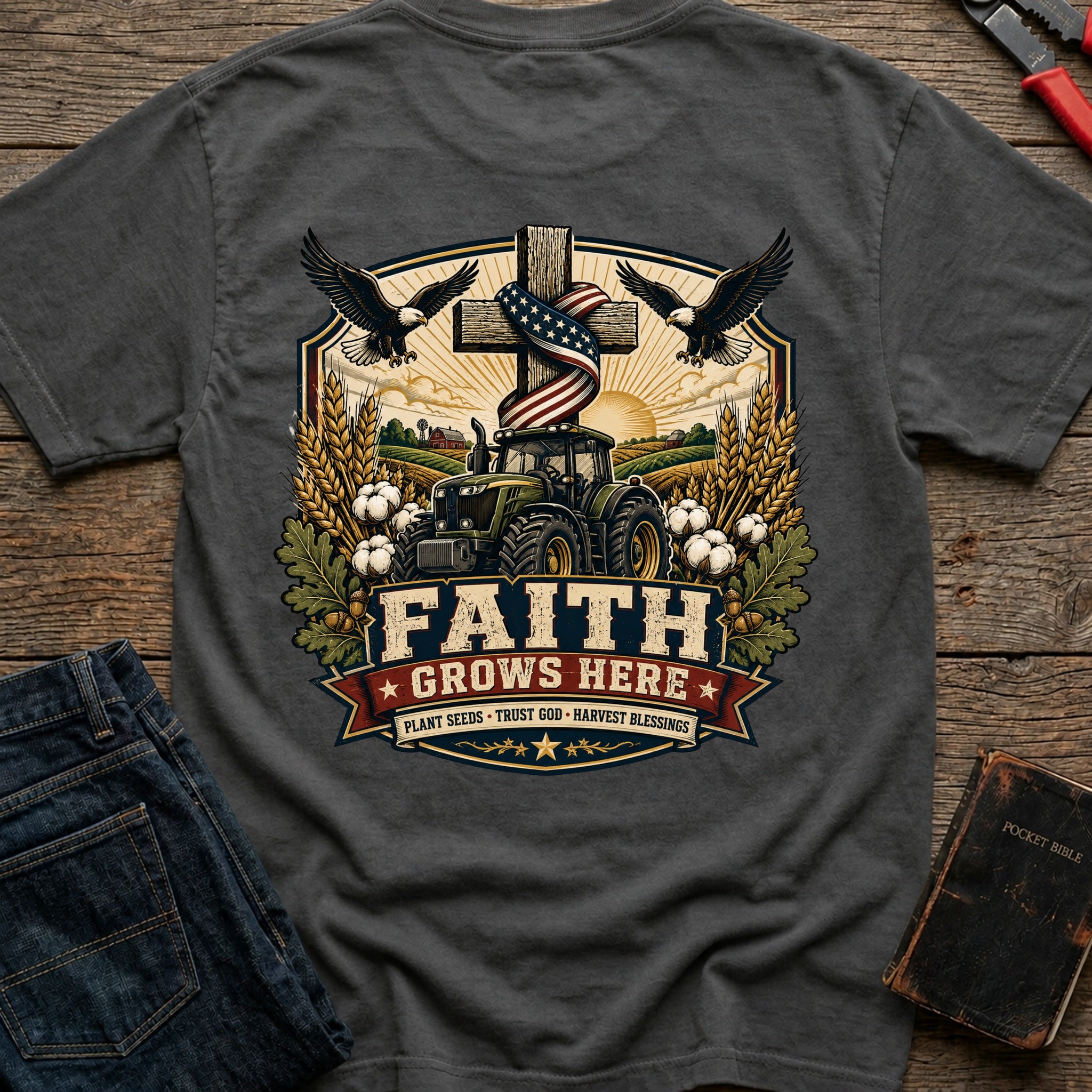 CrossGritOS|asset=65|template=1|color=Pepper|view=back|file=Faith-Grows-Here-T-Shirt-6a4ffee633e834246305db95-printify-art-1-2_Pepper_back_template-1.jpg