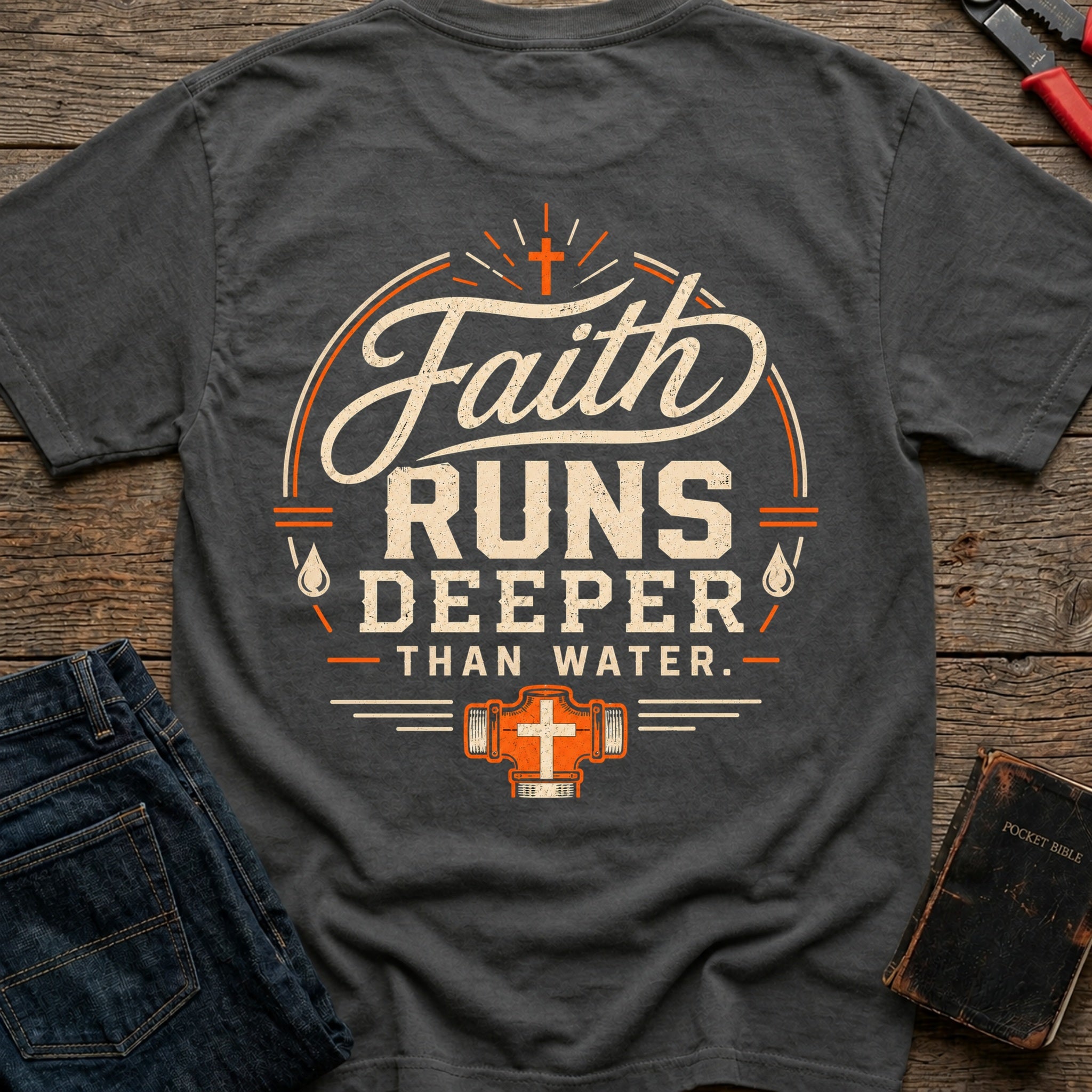 CrossGritOS|asset=29|template=1|color=Pepper|view=back|file=Faith-Runs-Deeper-Than-Water-T-Shirt-6a56b6f38a617bb77b0cf0af-printify-art-2-2_Pepper_back_template-1.jpg