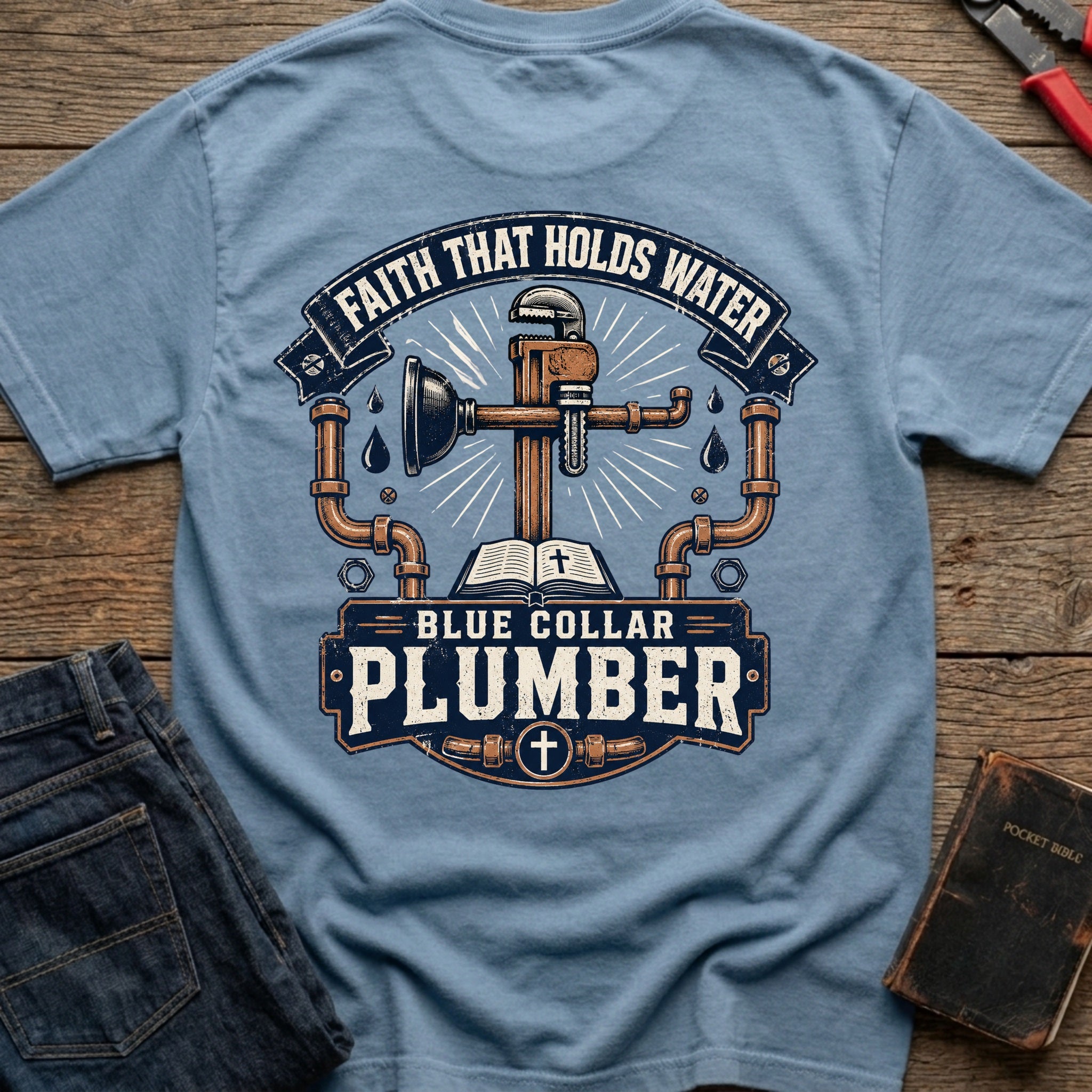 CrossGritOS|asset=28|template=6|color=Blue Jean|view=back|file=Faith-That-Holds-Water-T-Shirt-6a56b7459cca269dcb0820ed-printify-art-1-2_Blue-Jean_back_template-6.jpg