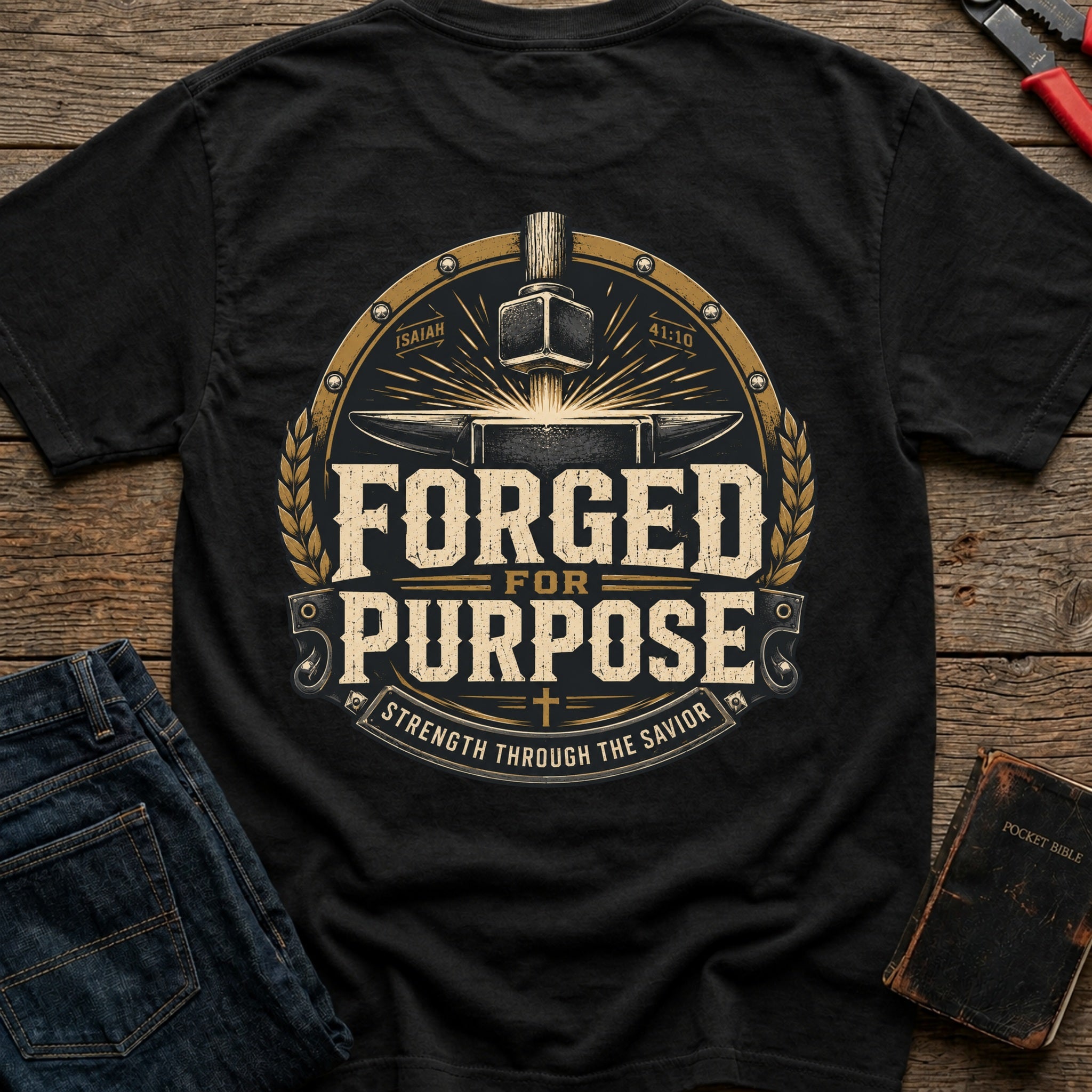 CrossGritOS|asset=18|template=4|color=Black|view=back|file=Forged-for-Purpose-T-Shirt-6a5806d2e13ab1a7cf0296fa-printify-art-1-2_Black_back_template-4.jpg