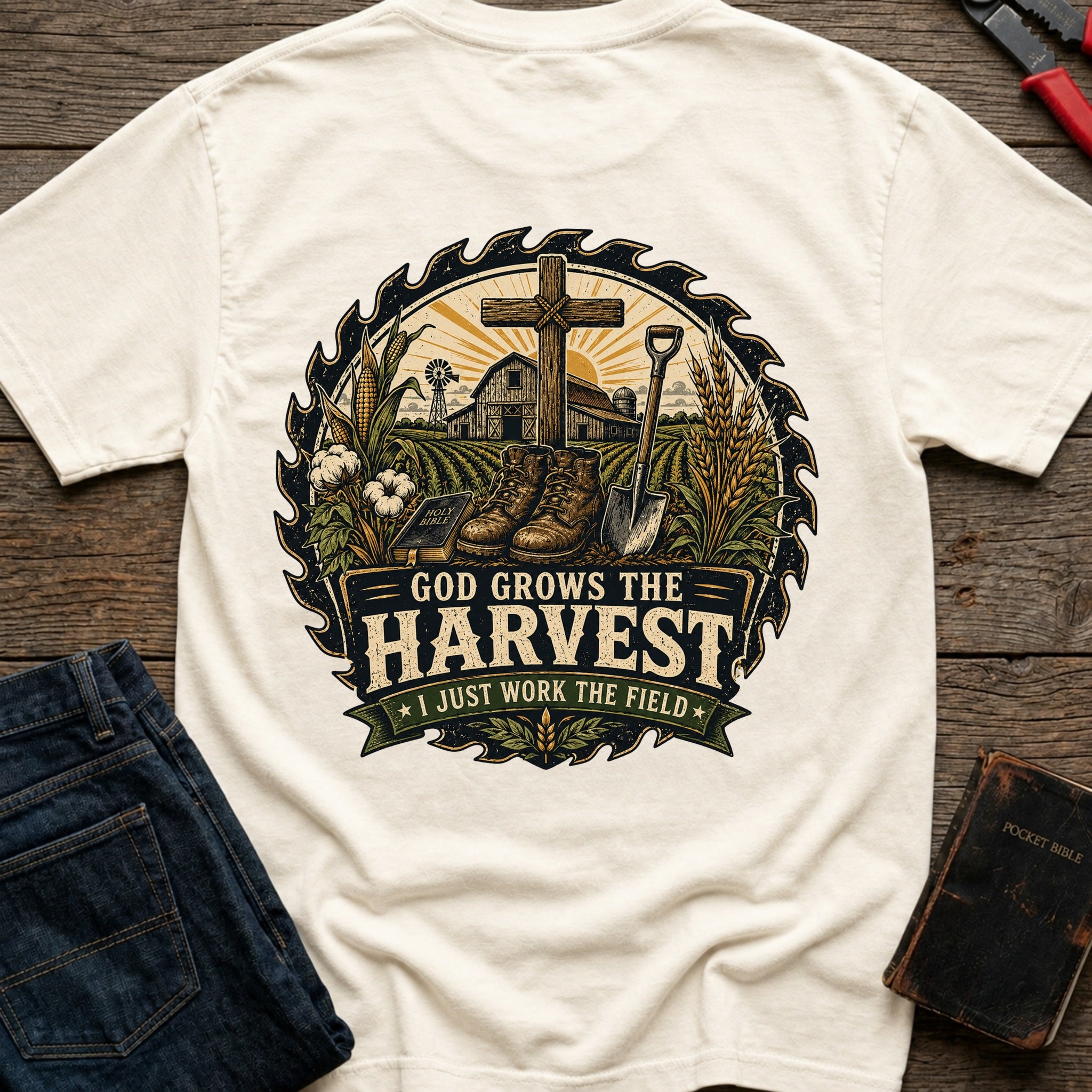 CrossGritOS|asset=60|template=3|color=Ivory|view=back|file=GOD-Grows-The-Harvest-T-Shirt-6a50009ff2038250b80c9d7a-printify-art-1-2_Ivory_back_template-3.jpg