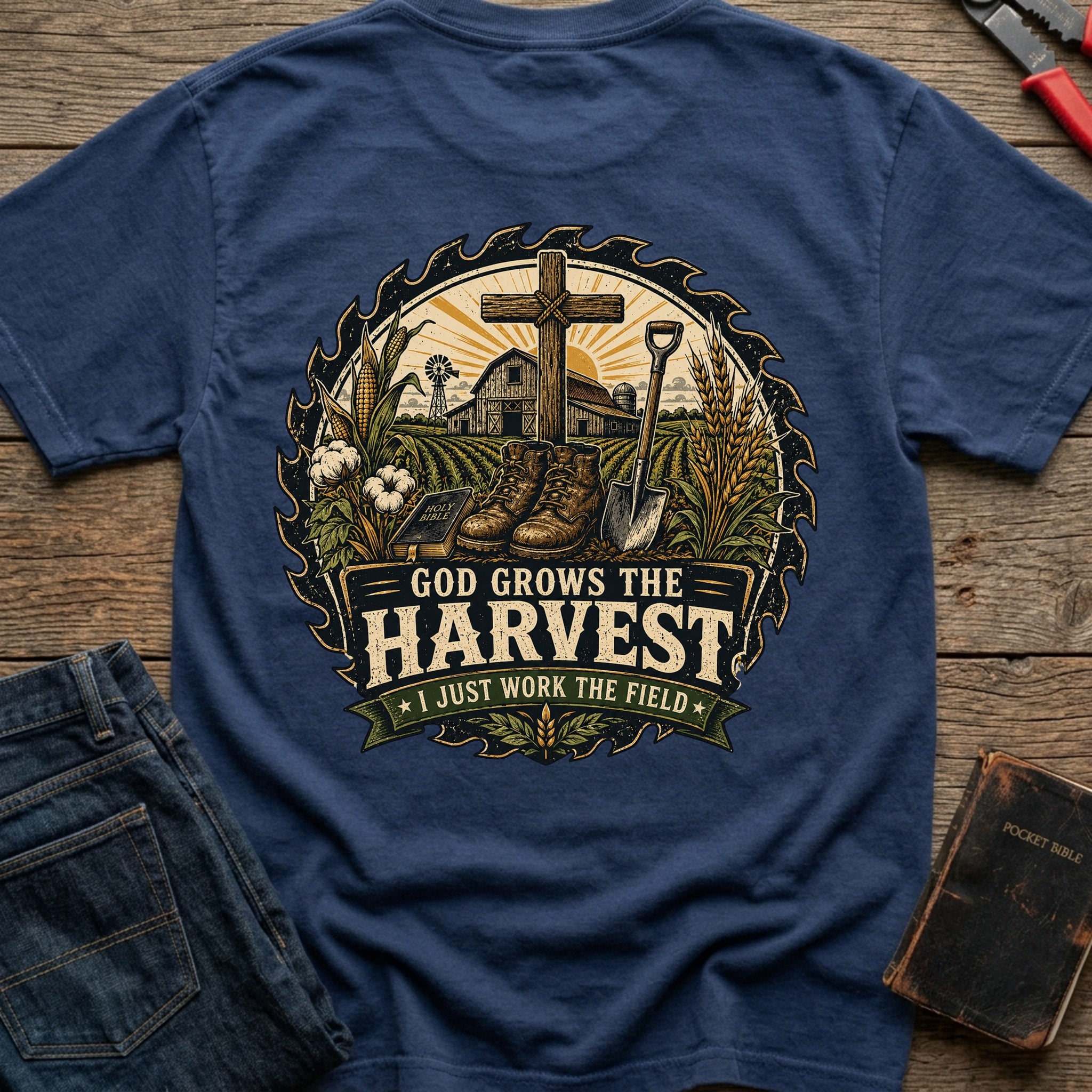 CrossGritOS|asset=60|template=2|color=Navy|view=back|file=GOD-Grows-The-Harvest-T-Shirt-6a50009ff2038250b80c9d7a-printify-art-1-2_Navy_back_template-2.jpg