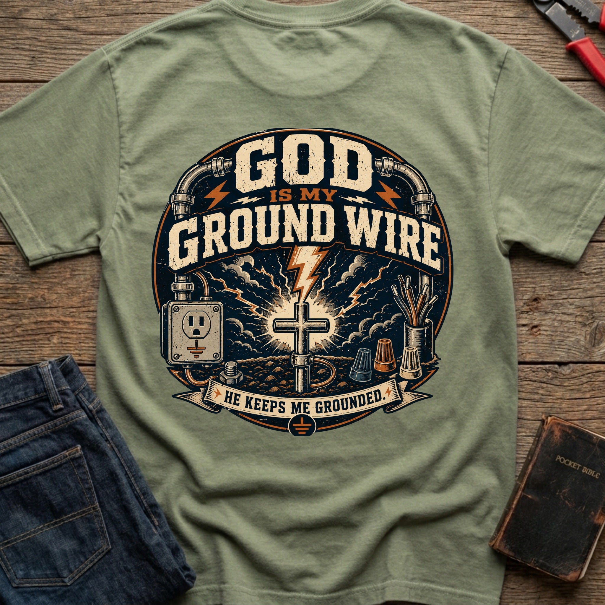 CrossGritOS|asset=105|template=5|color=Moss|view=back|file=GOD-Is-My-Ground-Wire-T-shirt-6a4d30f9792210fee9060b66-printify-art-1-2_Moss_back_template-5.jpg
