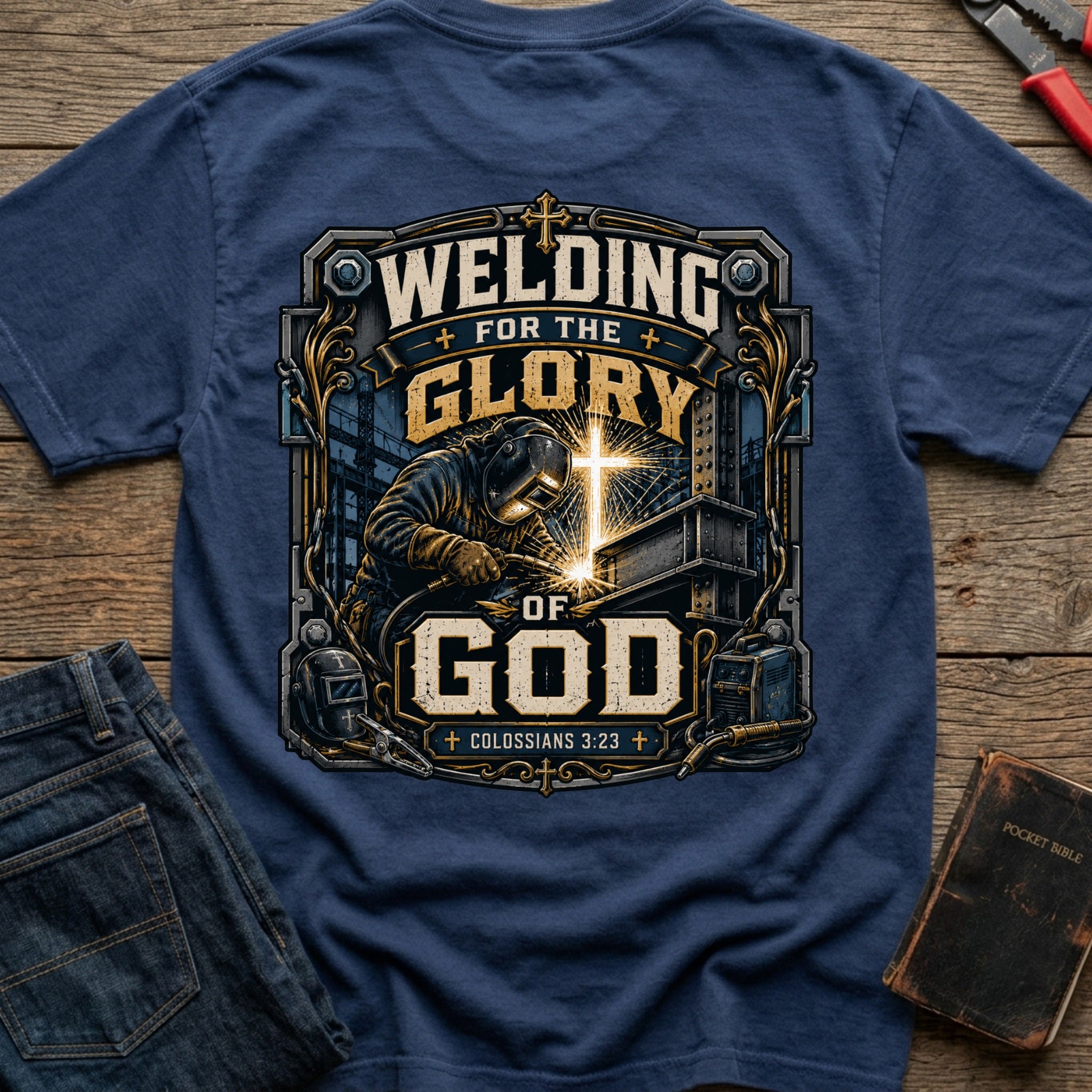 CrossGritOS|asset=75|template=2|color=Navy|view=back|file=Glory-of-GOD-T-Shirt-6a4fe3d450450ffbcc0a0680-printify-art-1-2_Navy_back_template-2.jpg