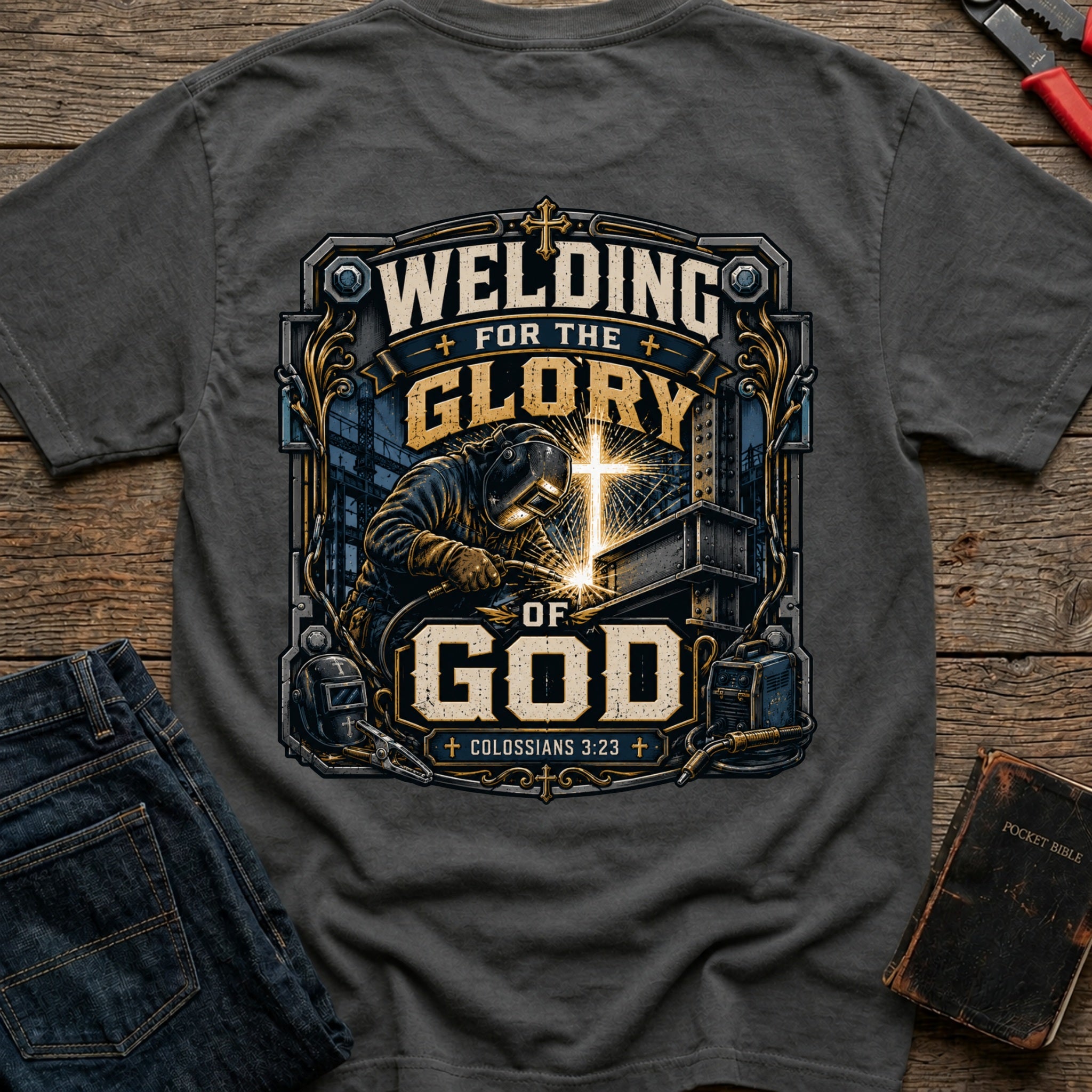 CrossGritOS|asset=75|template=1|color=Pepper|view=back|file=Glory-of-GOD-T-Shirt-6a4fe3d450450ffbcc0a0680-printify-art-1-2_Pepper_back_template-1.jpg
