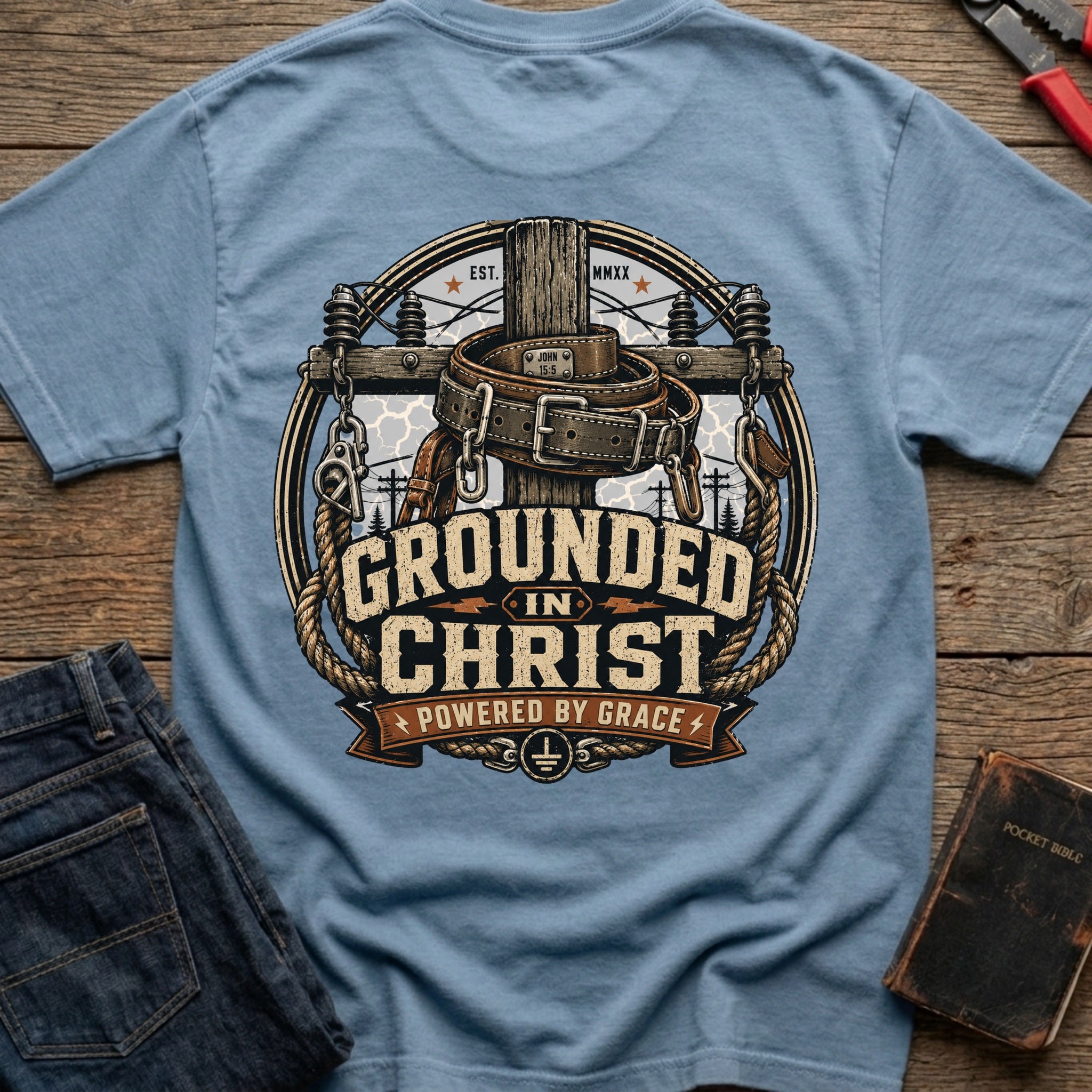 CrossGritOS|asset=49|template=6|color=Blue Jean|view=back|file=Grounded-In-Christ-T-Shirt-6a553ae89c5e5c593a0ada04-printify-art-1-2_Blue-Jean_back_template-6.jpg