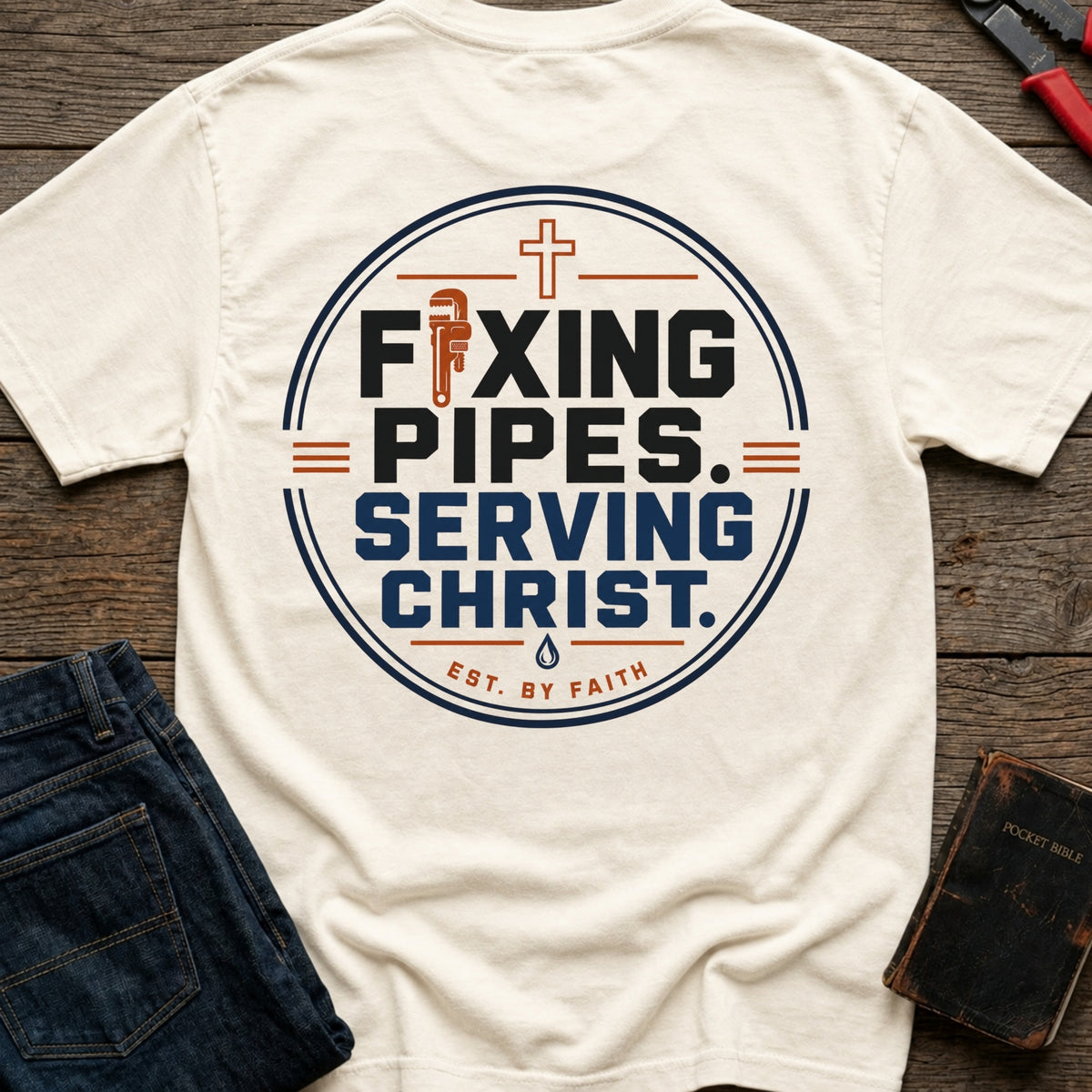 Fixing Pipes Serving T-Shirt
