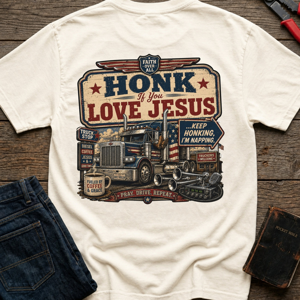 Honk For Jesus T-Shirt