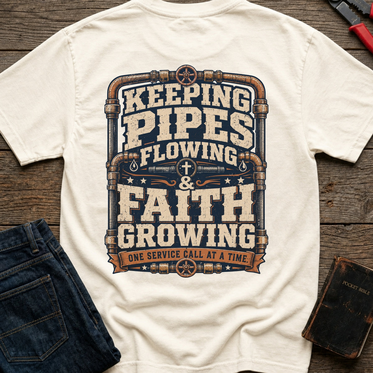 Keeping Pipes Flowing T-Shirt