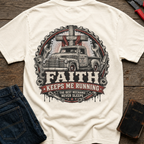 Faith Keeps Me Running T-Shirt