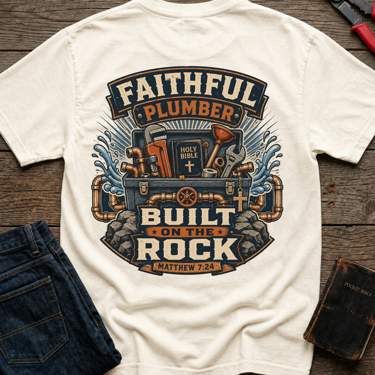 Faithful Plumber T-Shirt