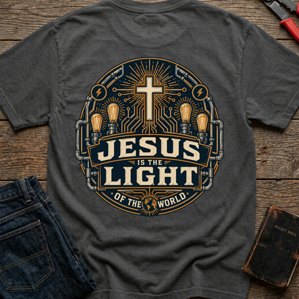 CrossGritOS|asset=104|template=1|color=Pepper|view=back|file=Jesus-Is-The-Light-of-The-World-T-Shirt-6a4d3180792210fee9060bd2-printify-art-1-2_Pepper_back_template-1.jpg