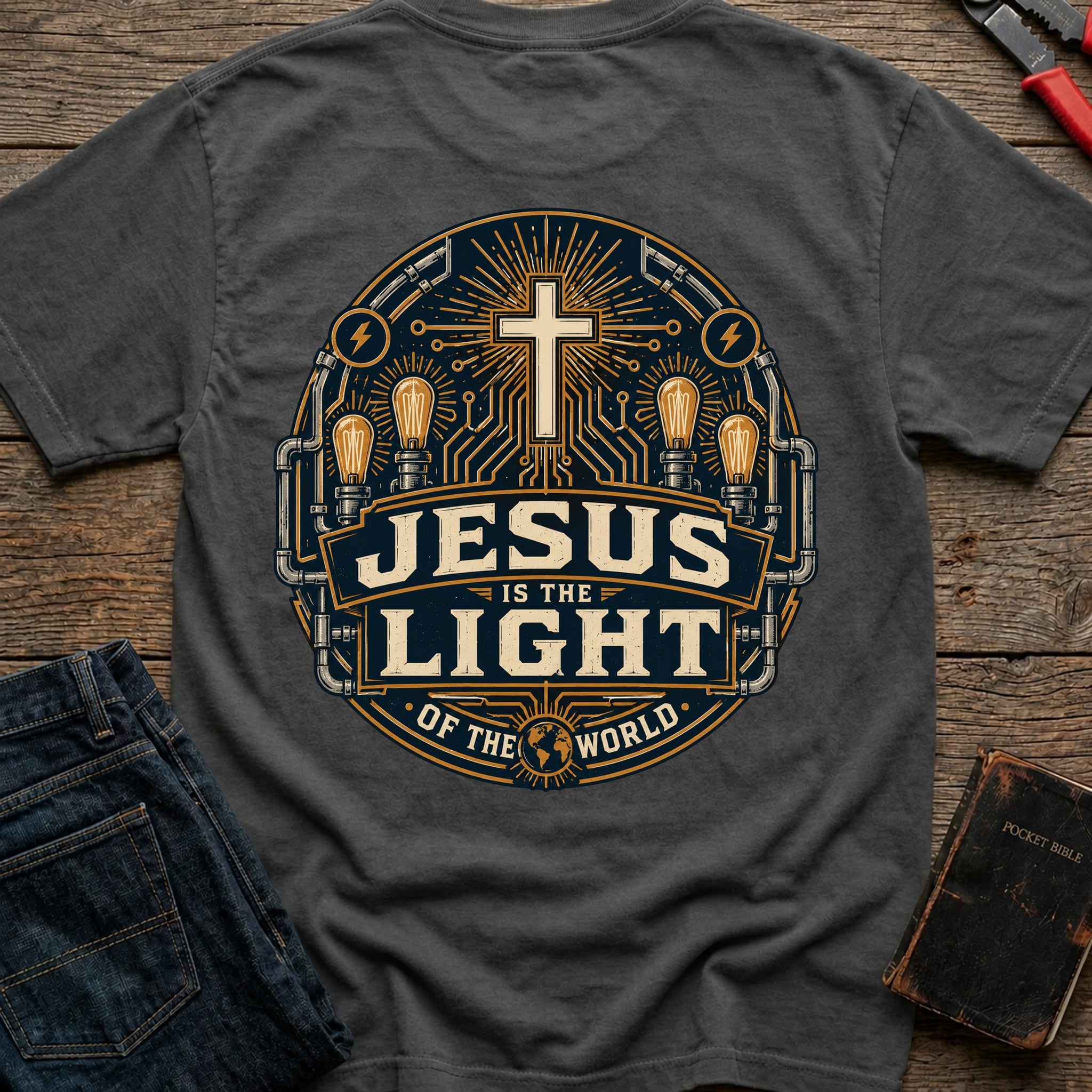 CrossGritOS|asset=104|template=1|color=Pepper|view=back|file=Jesus-Is-The-Light-of-The-World-T-Shirt-6a4d3180792210fee9060bd2-printify-art-1-2_Pepper_back_template-1.jpg
