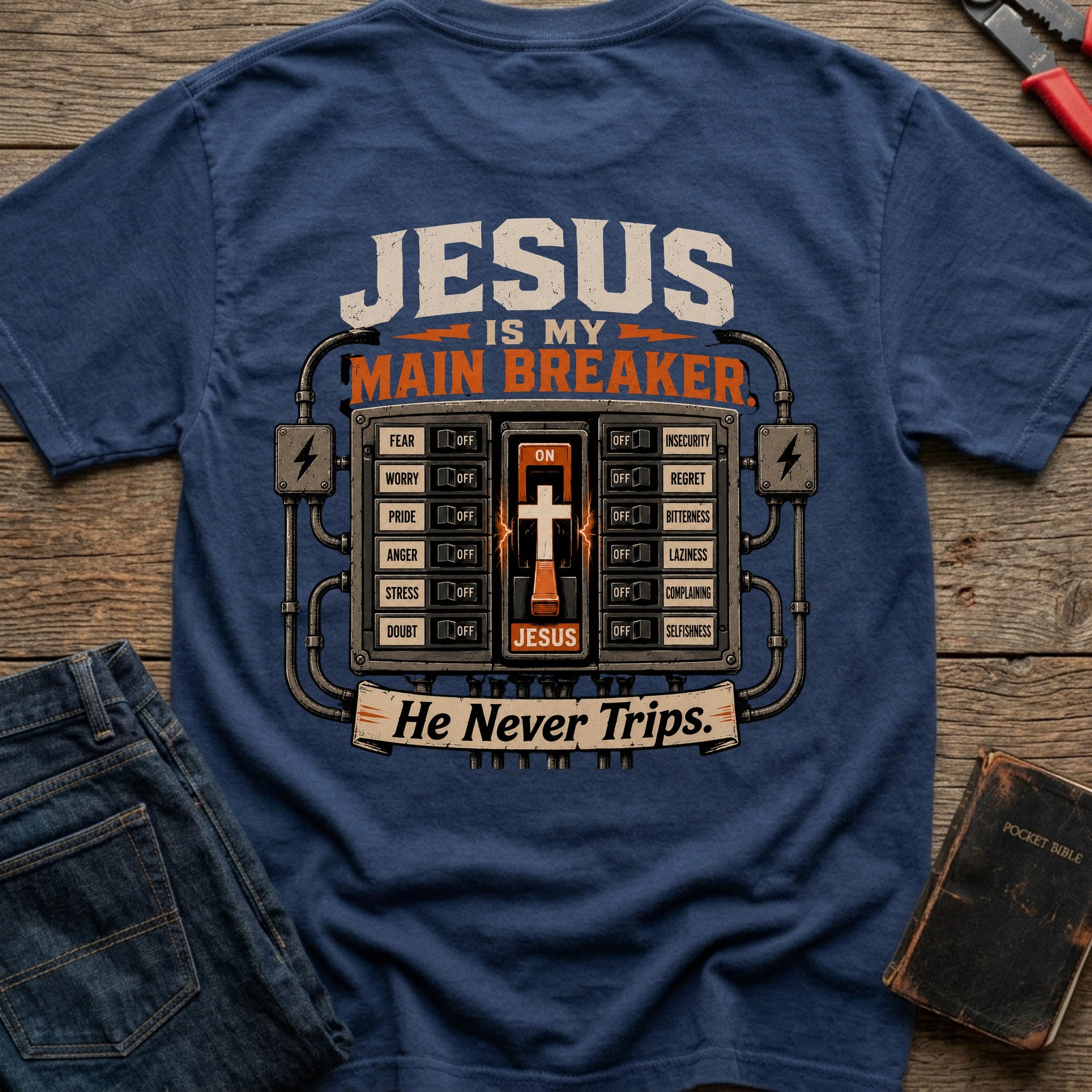 CrossGritOS|asset=56|template=2|color=Navy|view=back|file=Jesus-is-My-Main-Breaker-T-Shirt-6a514eb6ba0bae4e8601566a-printify-art-1-2_Navy_back_template-2.jpg