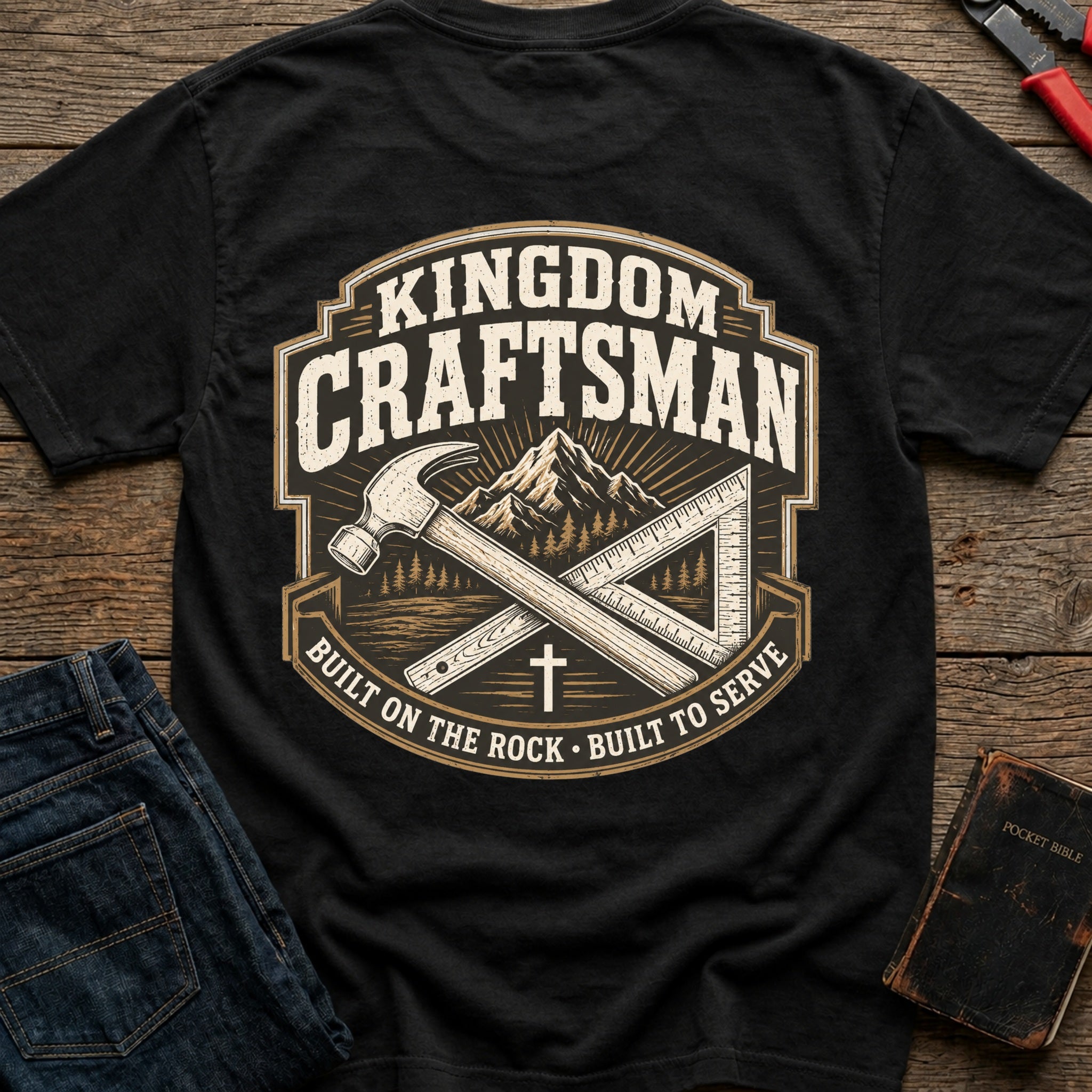 CrossGritOS|asset=16|template=4|color=Black|view=back|file=Kingdom-Craftsman-T-Shirt-6a58079554e8d47b5007ec77-printify-art-1-2_Black_back_template-4.jpg