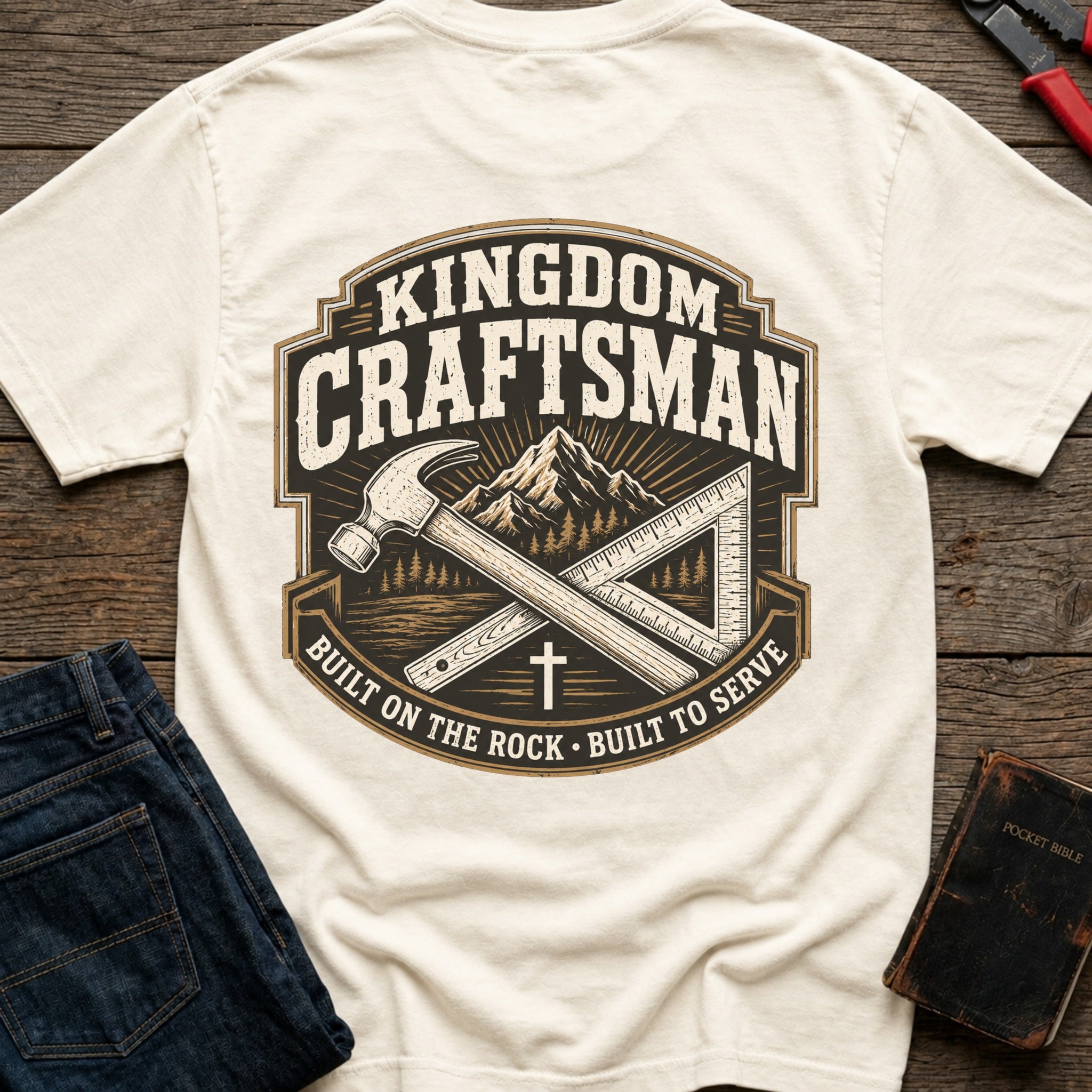 CrossGritOS|asset=16|template=3|color=Ivory|view=back|file=Kingdom-Craftsman-T-Shirt-6a58079554e8d47b5007ec77-printify-art-1-2_Ivory_back_template-3.jpg