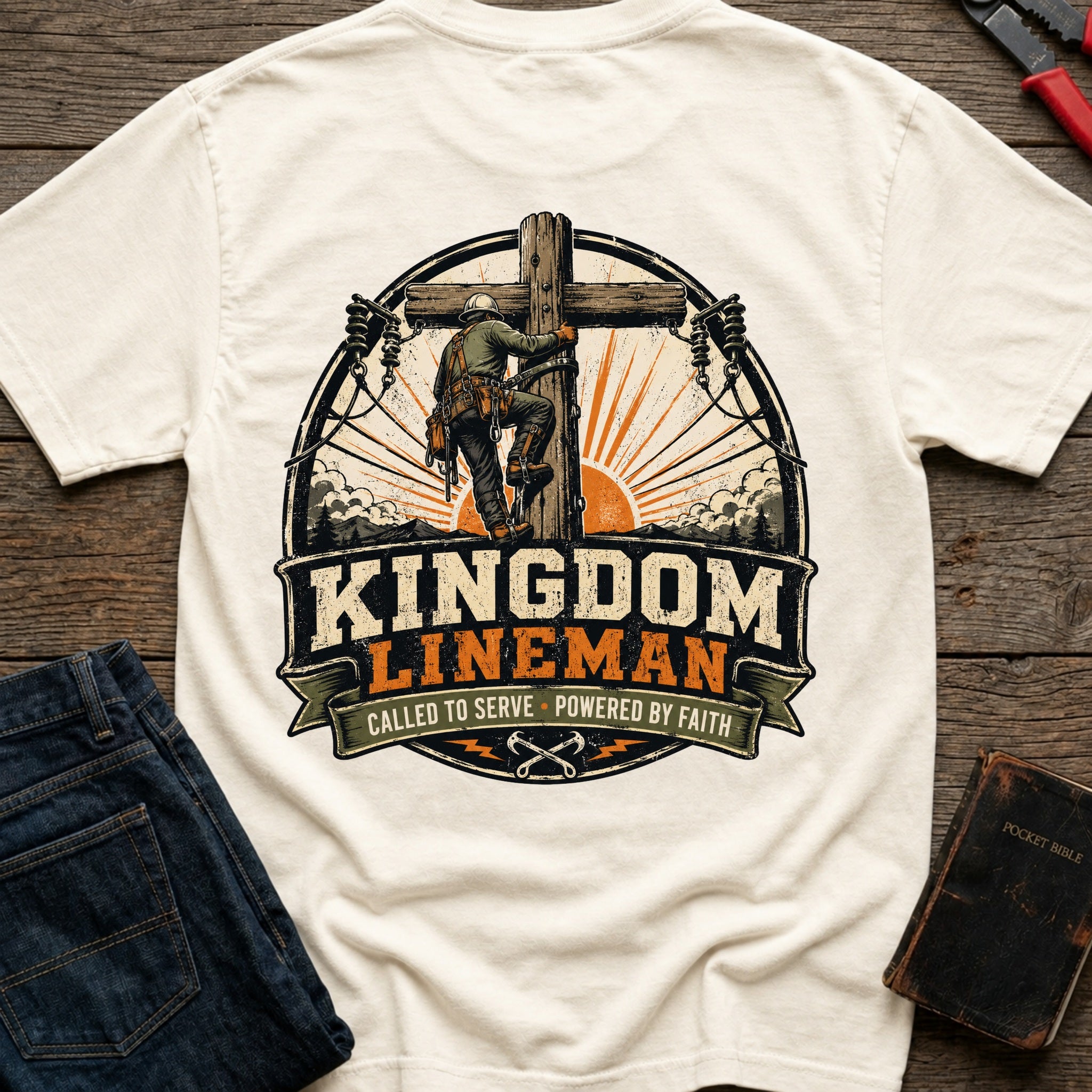 CrossGritOS|asset=45|template=3|color=Ivory|view=back|file=Kingdom-Lineman-T-Shirt-6a553cb6ca43ca1a190e4794-printify-art-1-2_Ivory_back_template-3.jpg