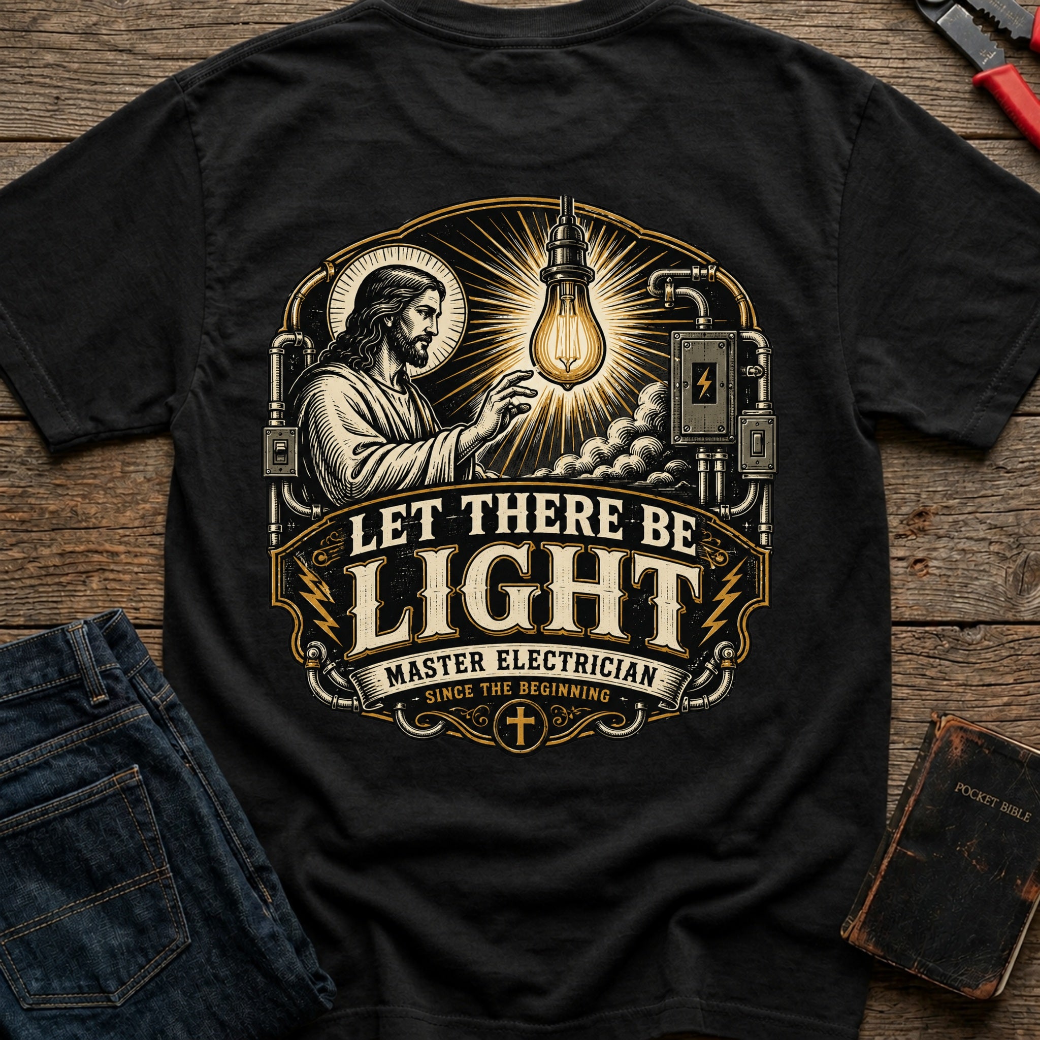 CrossGritOS|asset=103|template=4|color=Black|view=back|file=Let-There-Be-Light-Master-Electrician-T-Shirt-6a4d31fb4b4628b46f0d720e-printify-art-1-2_Black_back_template-4.jpg