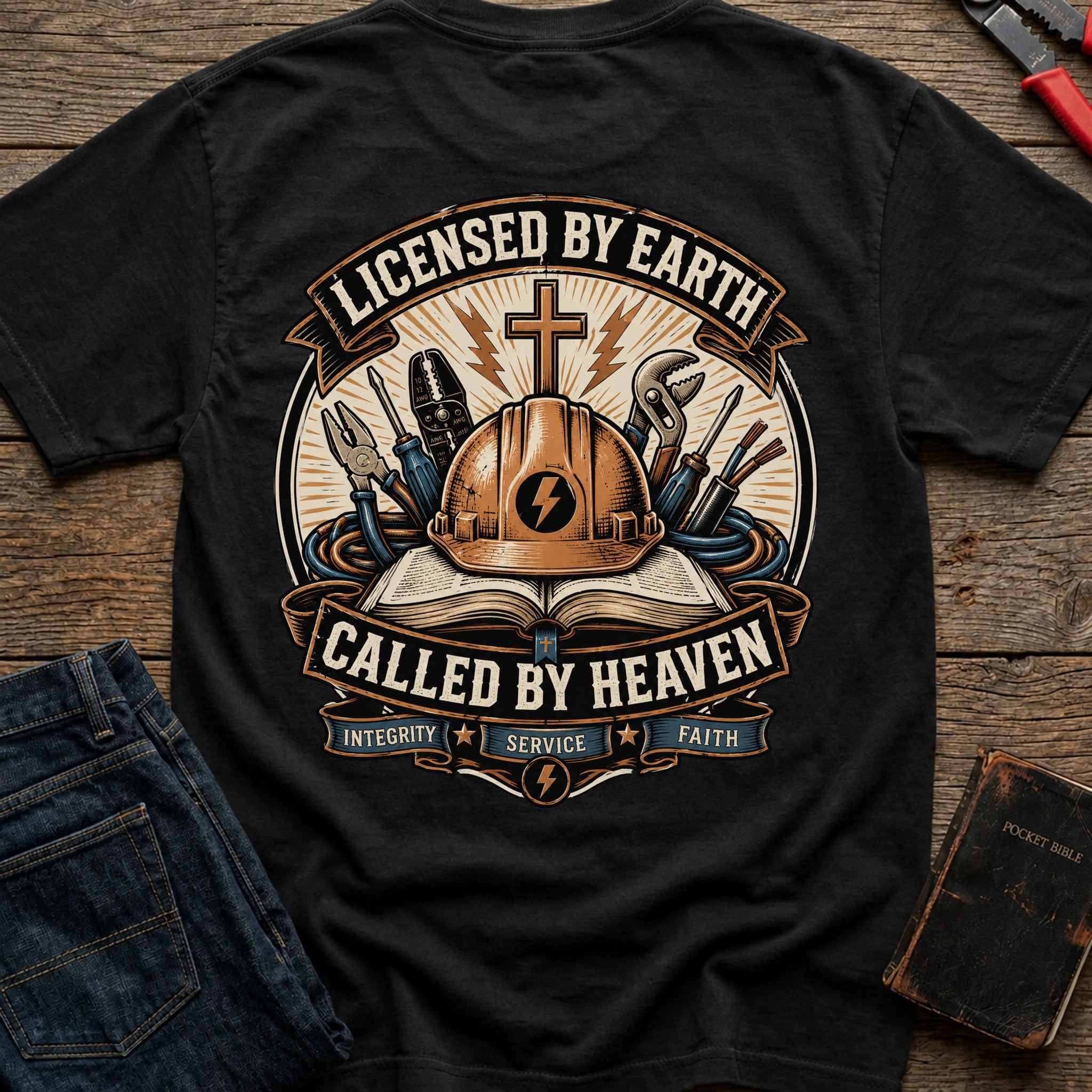 CrossGritOS|asset=101|template=4|color=Black|view=back|file=Licensed-By-Earth-Called-By-Heaven-T-Shirt-6a4d32e71615977f25018c7f-printify-art-1-2_Black_back_template-4.jpg