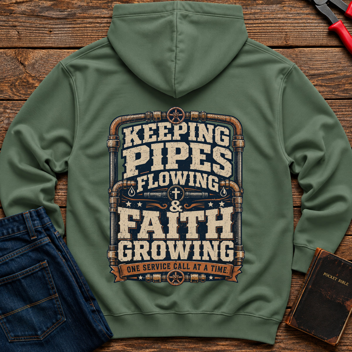 Keeping Pipes Flowing Hoodie
