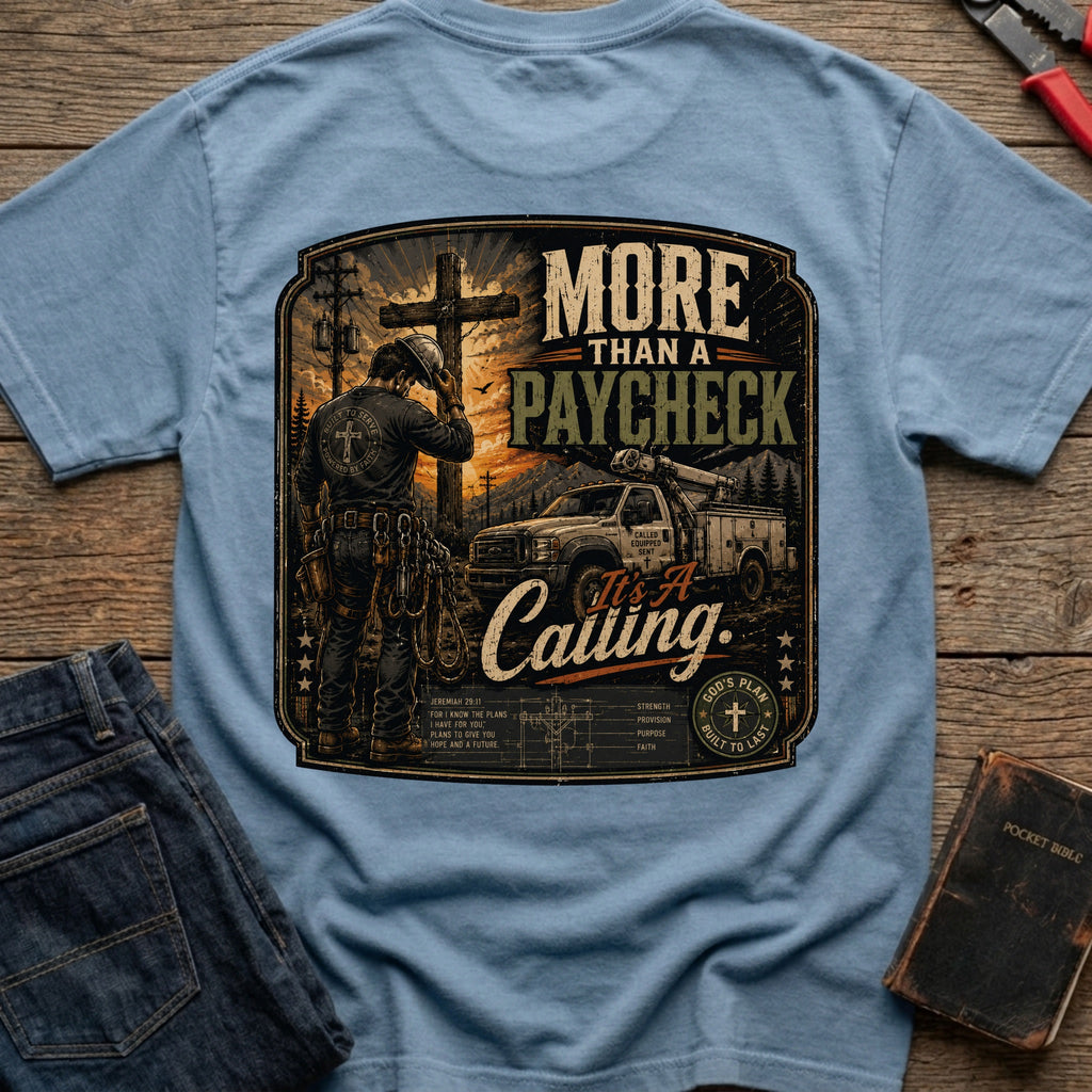CrossGritOS|asset=4|template=6|color=Blue Jean|view=back|file=More-Than-A-Paycheck-T-Shirt-6a553da99c5e5c593a0adc8f-printify-art-1_Blue-Jean_back_template-6.jpg