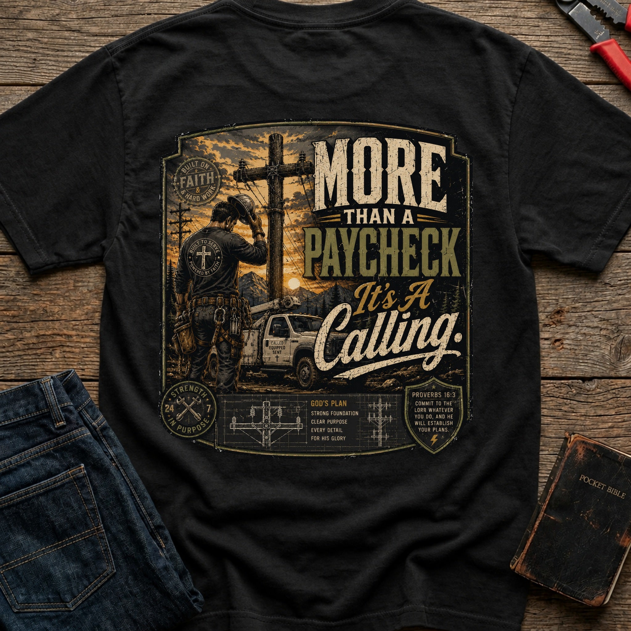 CrossGritOS|asset=44|template=4|color=Black|view=back|file=More-Than-a-Paycheck-It-s-a-Calling-T-Shirt-6a553e3e566692467d0393e1-printify-art-1-2_Black_back_template-4.jpg