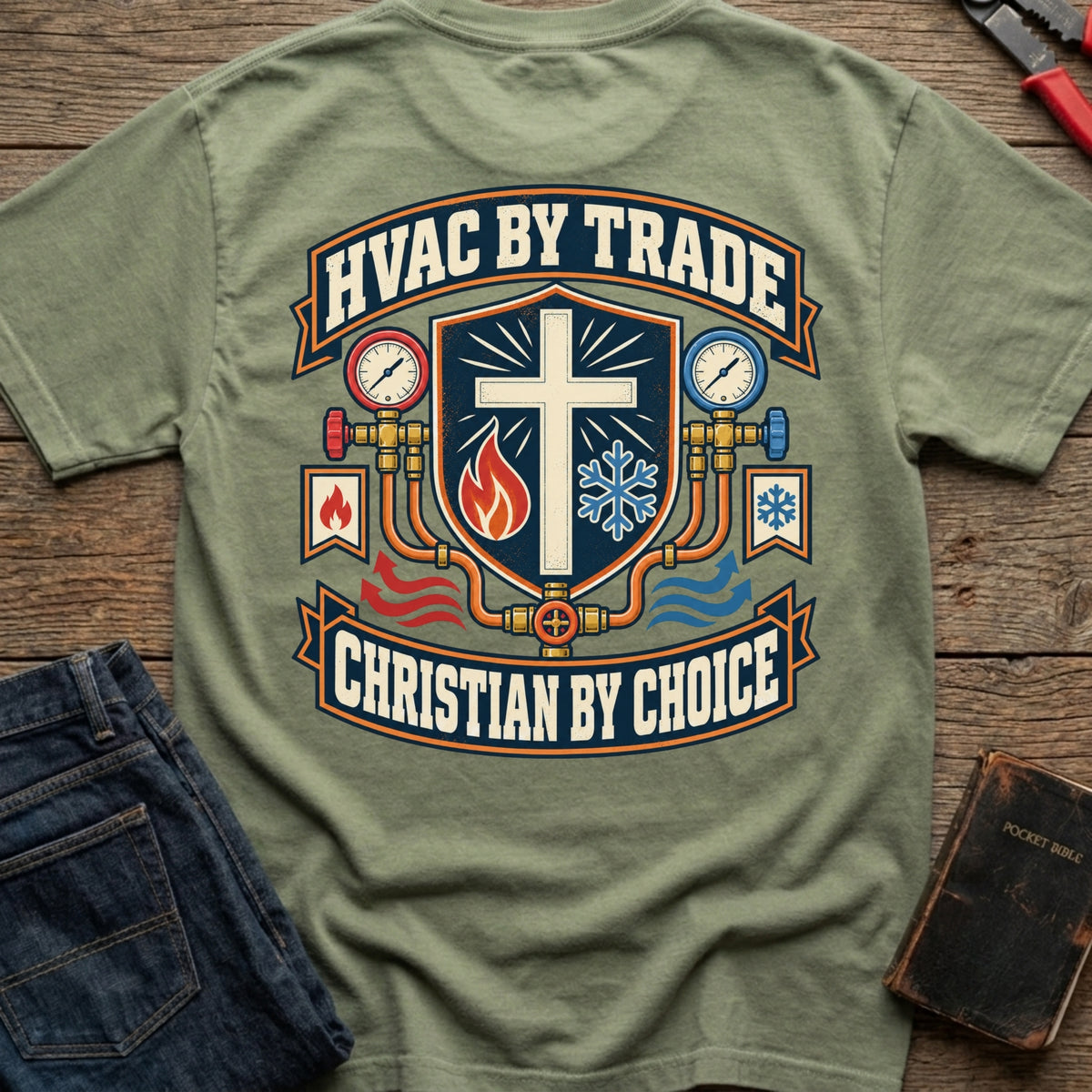HVAC By Trade T-Shirt