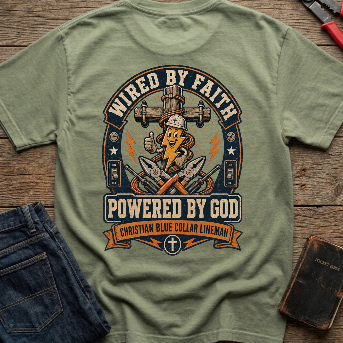 Powered By God T-Shirt
