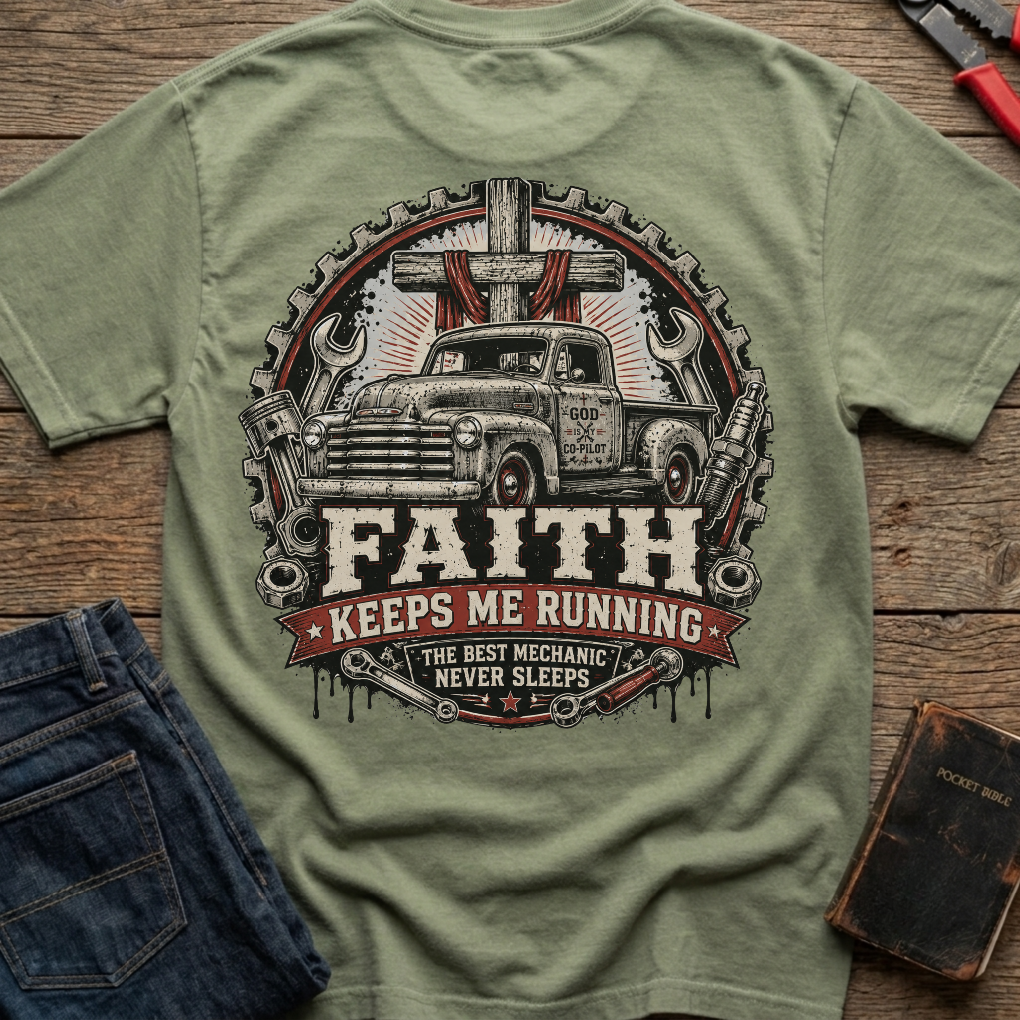 Faith Keeps Me Running T-Shirt