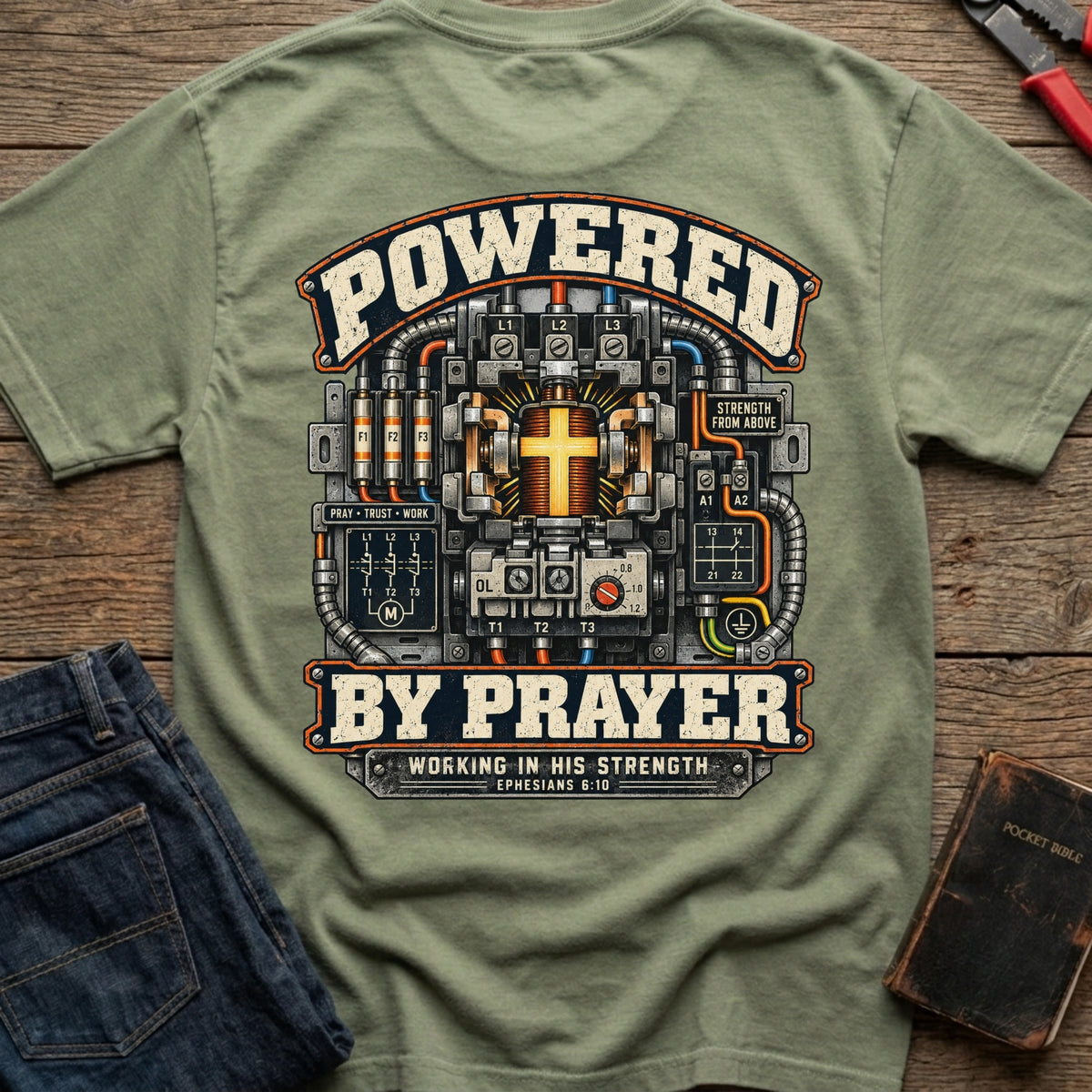 Powered By Prayer T-Shirt