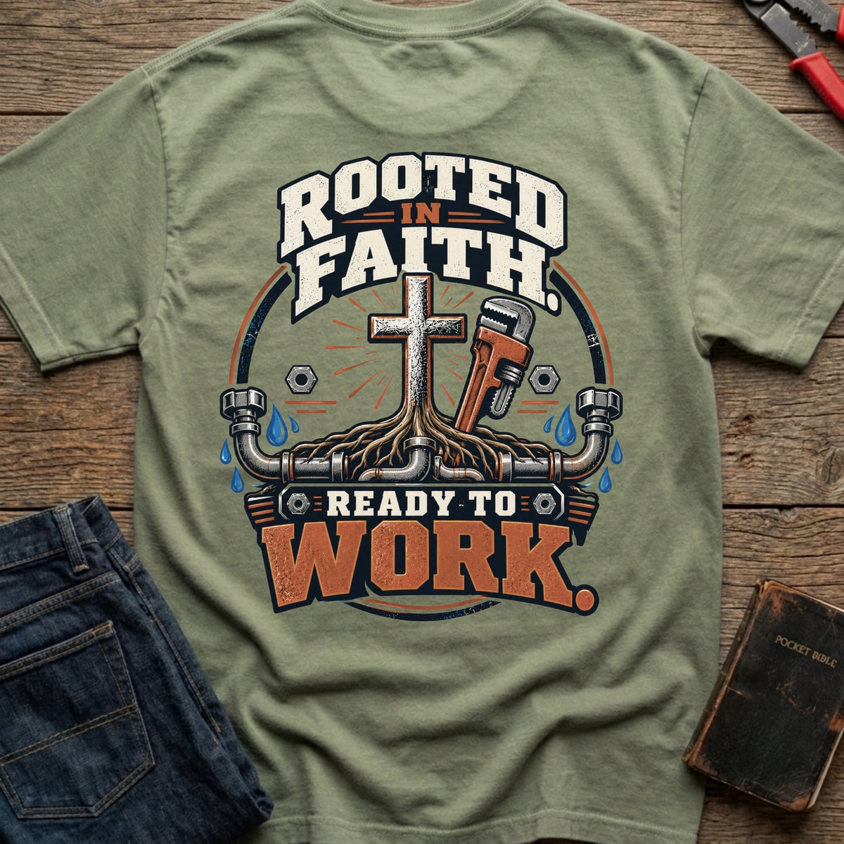 Rooted in Faith T-Shirt